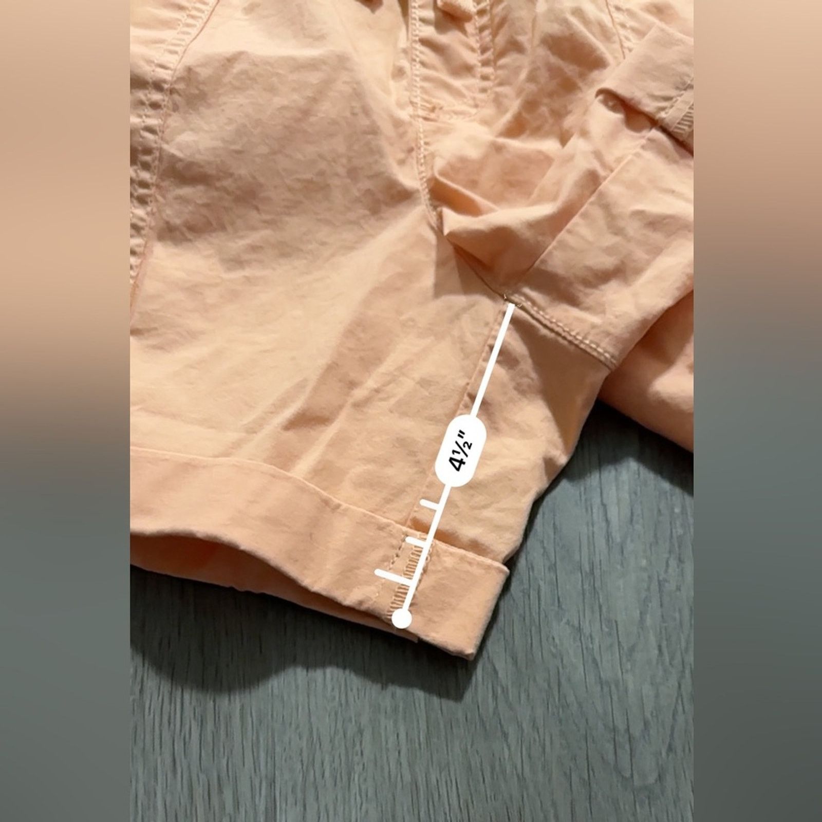 Sanctuary Sanctuary Light Orange High Rise Pull-On Drawstring Shorts Size 27" / US 4 / IT 40 - 8 Thumbnail