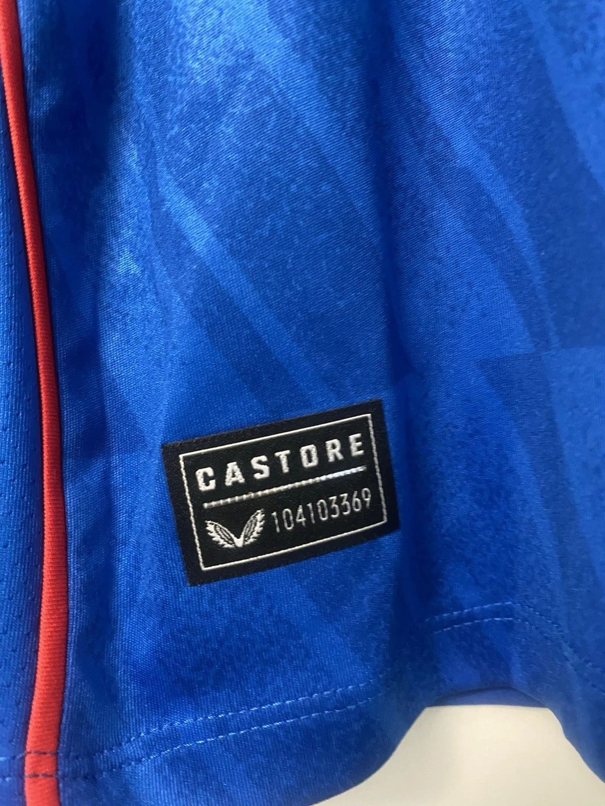 Castore Rangers 2024 2025 Home Jersey Shirt Soccer Long Sleeve Size US M / EU 48-50 / 2 - 4 Thumbnail