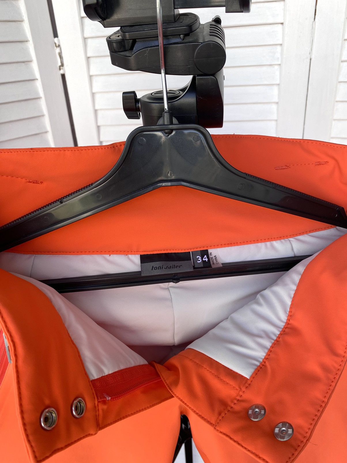 Designer Toni Sailer Premium Ski Snow Pants Orange RRP600$ Size 24" / US 00 / IT 34 - 11 Thumbnail