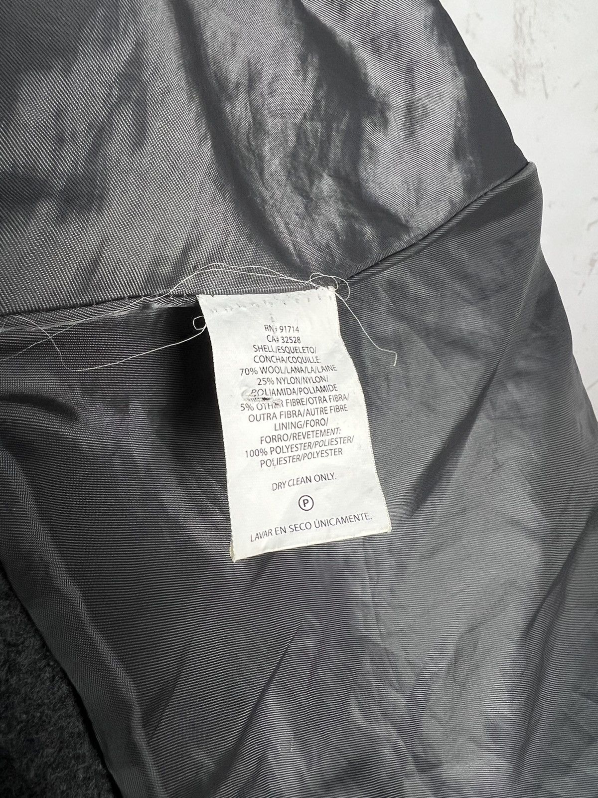 Armani Vintage Armani Exchange Wool Trench Coat Jacket Size M - L Size L / US 10 / IT 46 - 11 Thumbnail