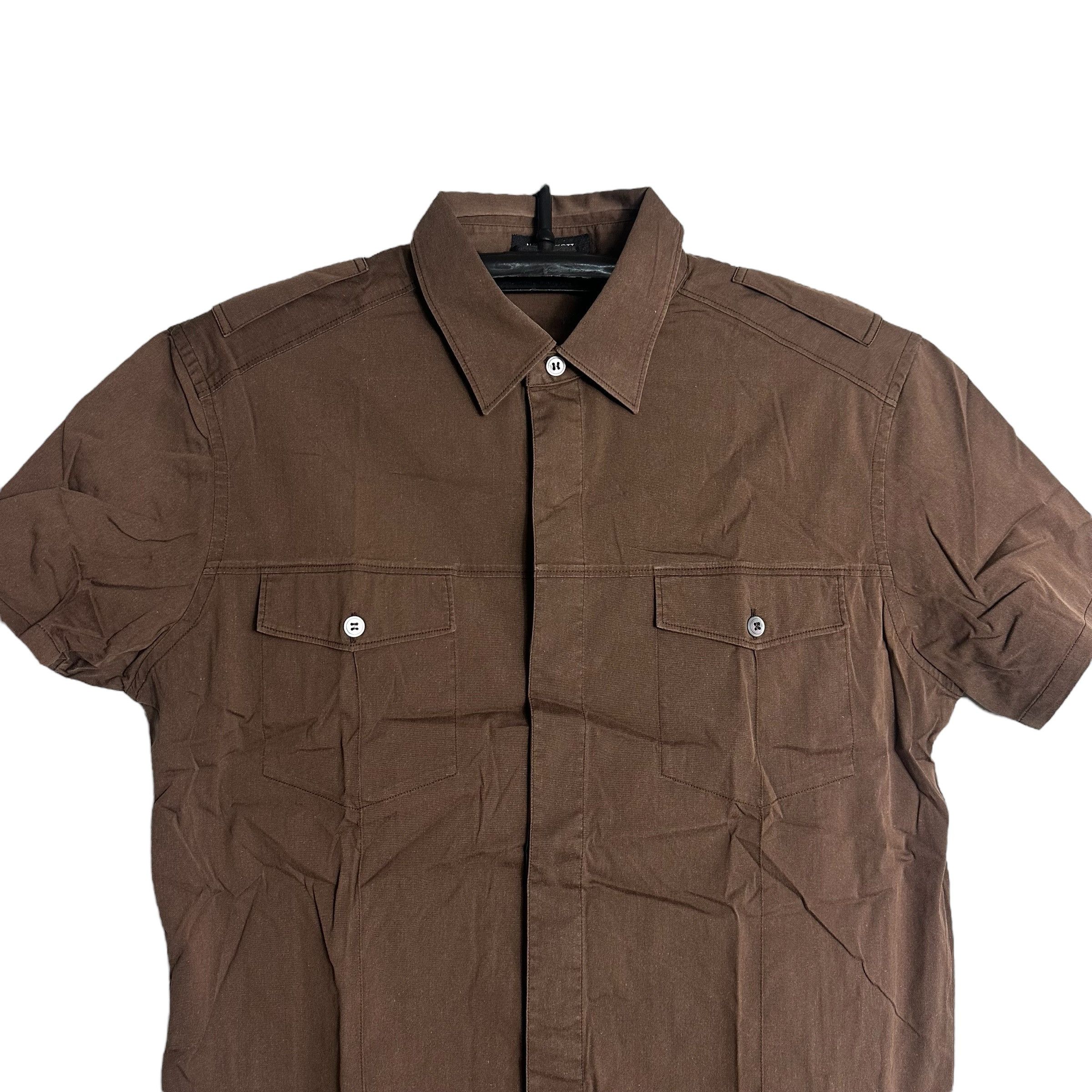 Neil Barrett 🔥RARE🔥Neil Barret Double Pocket Short Sleeve Shirt Size US S / EU 44-46 / 1 - 2 Thumbnail