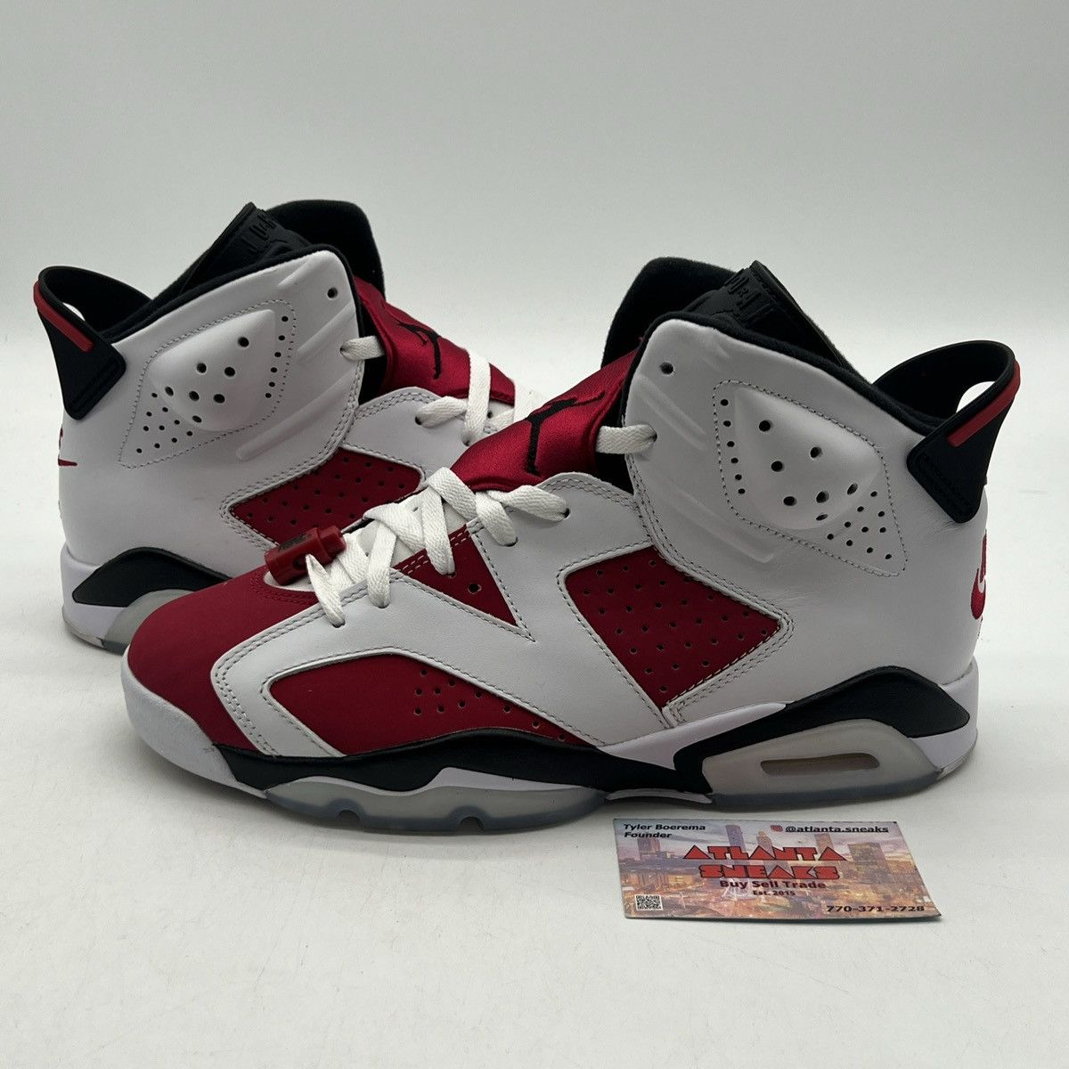 Jordan Brand Air Jordan 6 Carmine Size US 8.5 / EU 41-42 - 1 Thumbnail