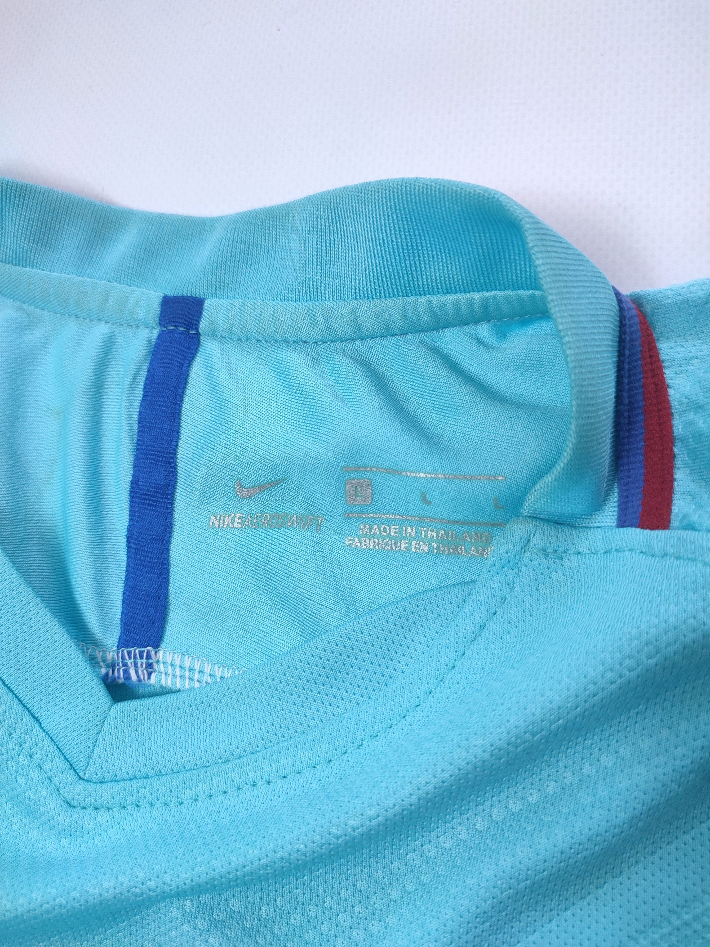Nike Nike FC Barcelona 2010-2011 AW Jersey Light Blue UNICEF Size US L / EU 52-54 / 3 - 5 Thumbnail
