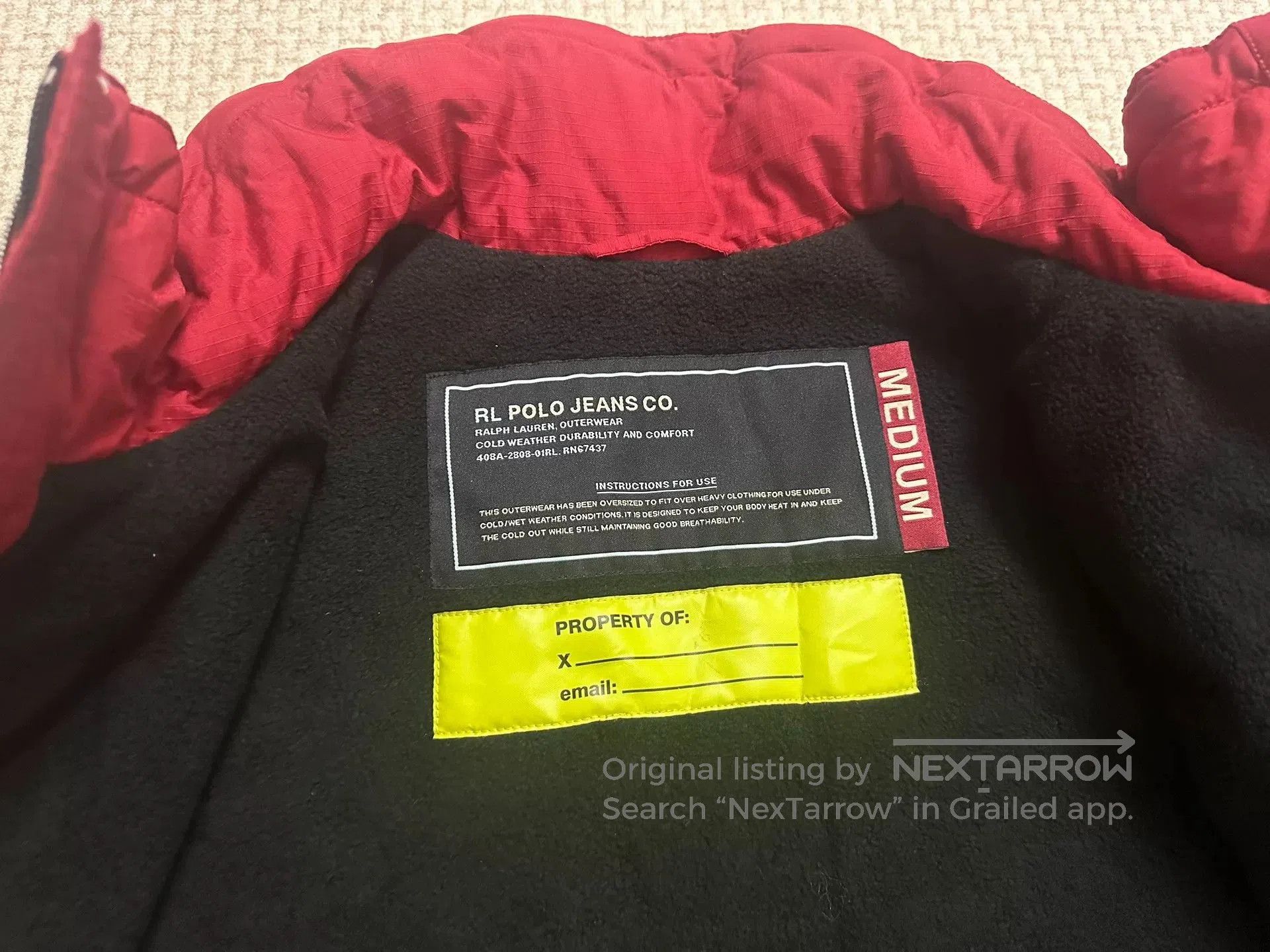 RRL Ralph Lauren Ralph Lauren Red Gray Colorblock Jacket. Size US M / EU 48-50 / 2 - 3 Thumbnail