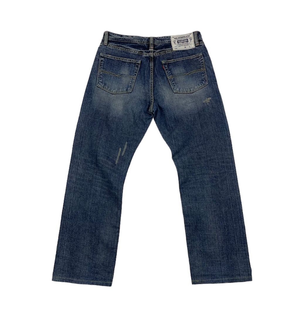 Japanese Brand GL HEART Paint Art Design Denim Jeans #1223/AQ Size US 33 - 13 Thumbnail