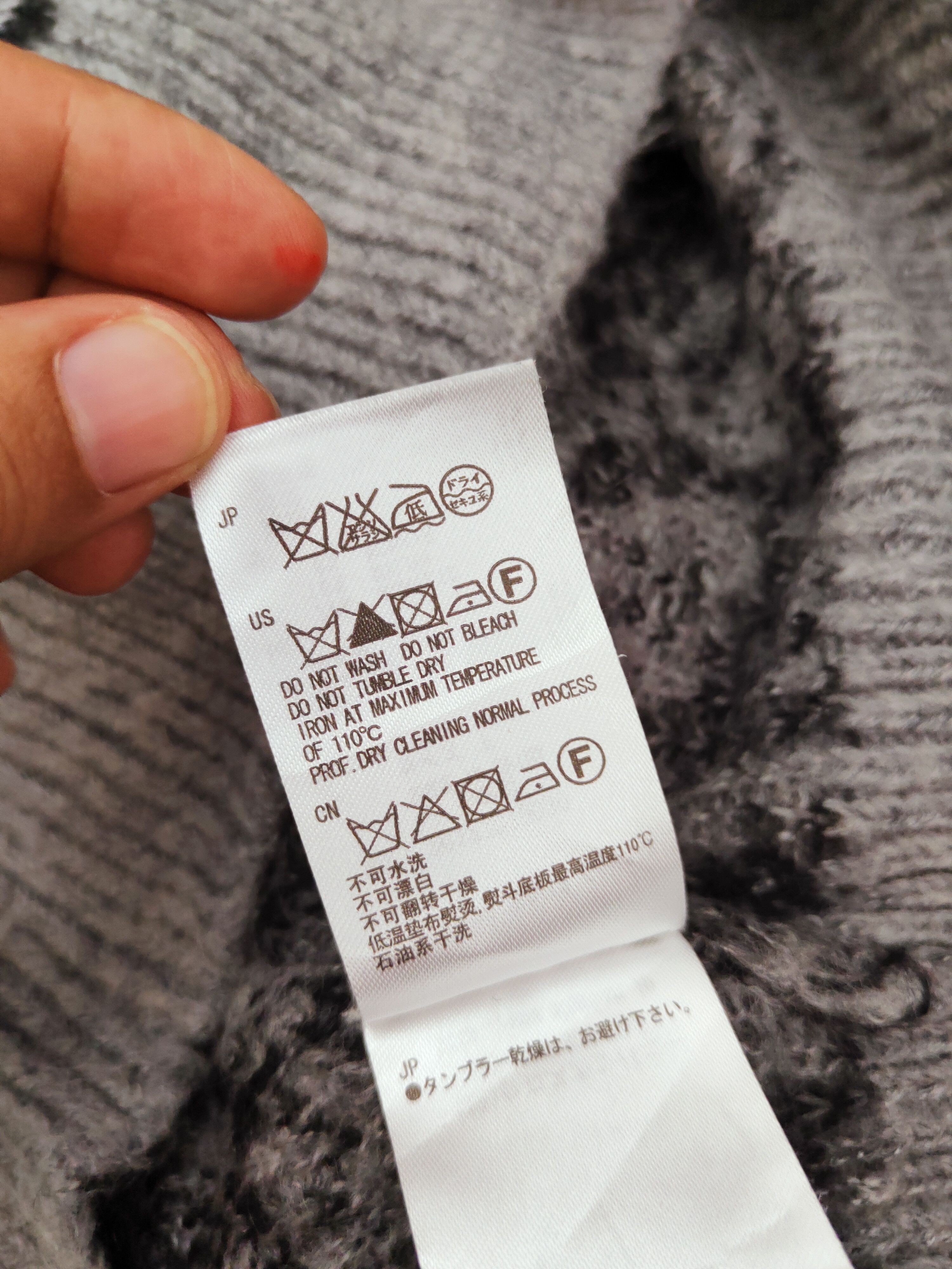 Homespun Knitwear E hypen world gallery Gray Knitwear Cardigan #W877 Size US M / EU 48-50 / 2 - 10 Thumbnail