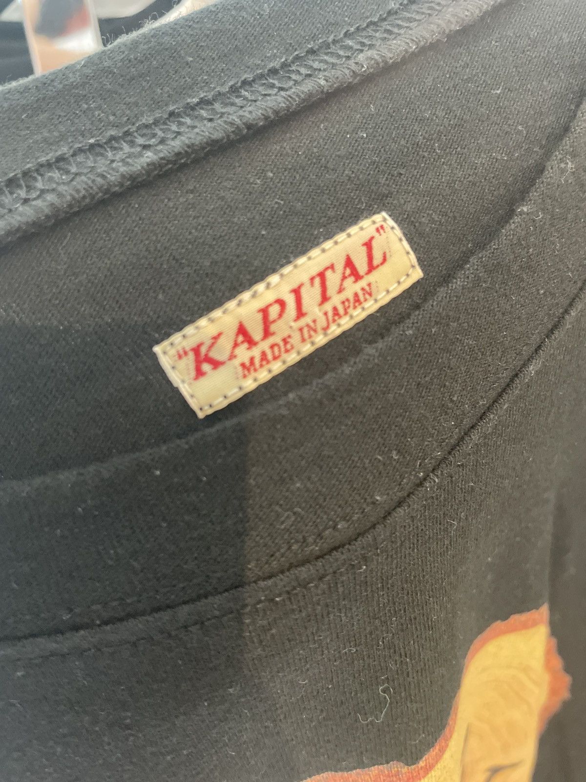 Kapital Kapital Rookie Smile T-Shirt Black Size US L / EU 52-54 / 3 - 3 Thumbnail