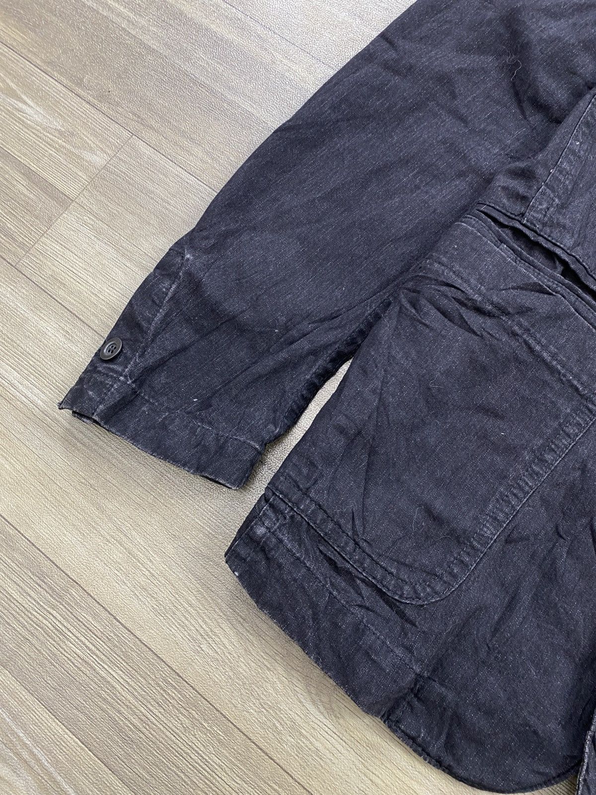 Attachment Attachment Japan Double Breast Distressed Design Coat Jacket Size US S / EU 44-46 / 1 - 3 Thumbnail