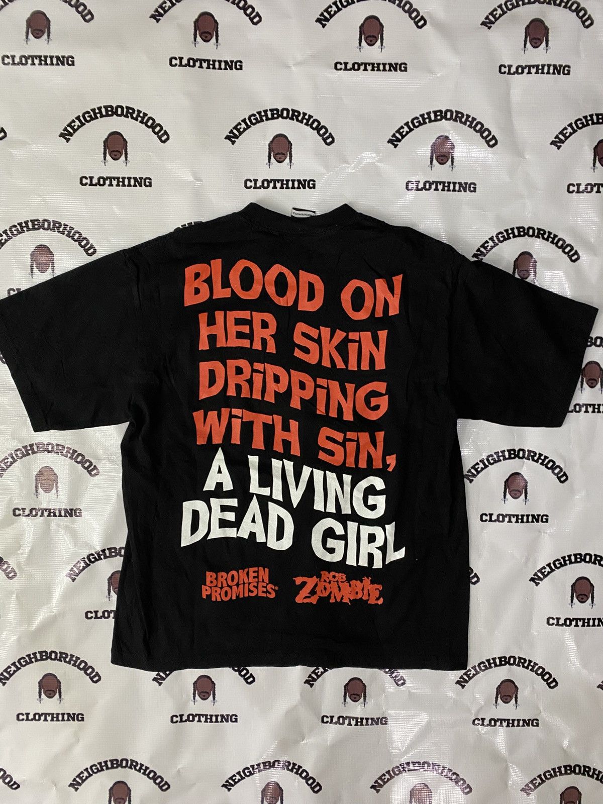 Broken Promises Co. ROB ZOMBIE x BROKEN PROMISES TEE. Size US XL / EU 56 / 4 - 3 Thumbnail