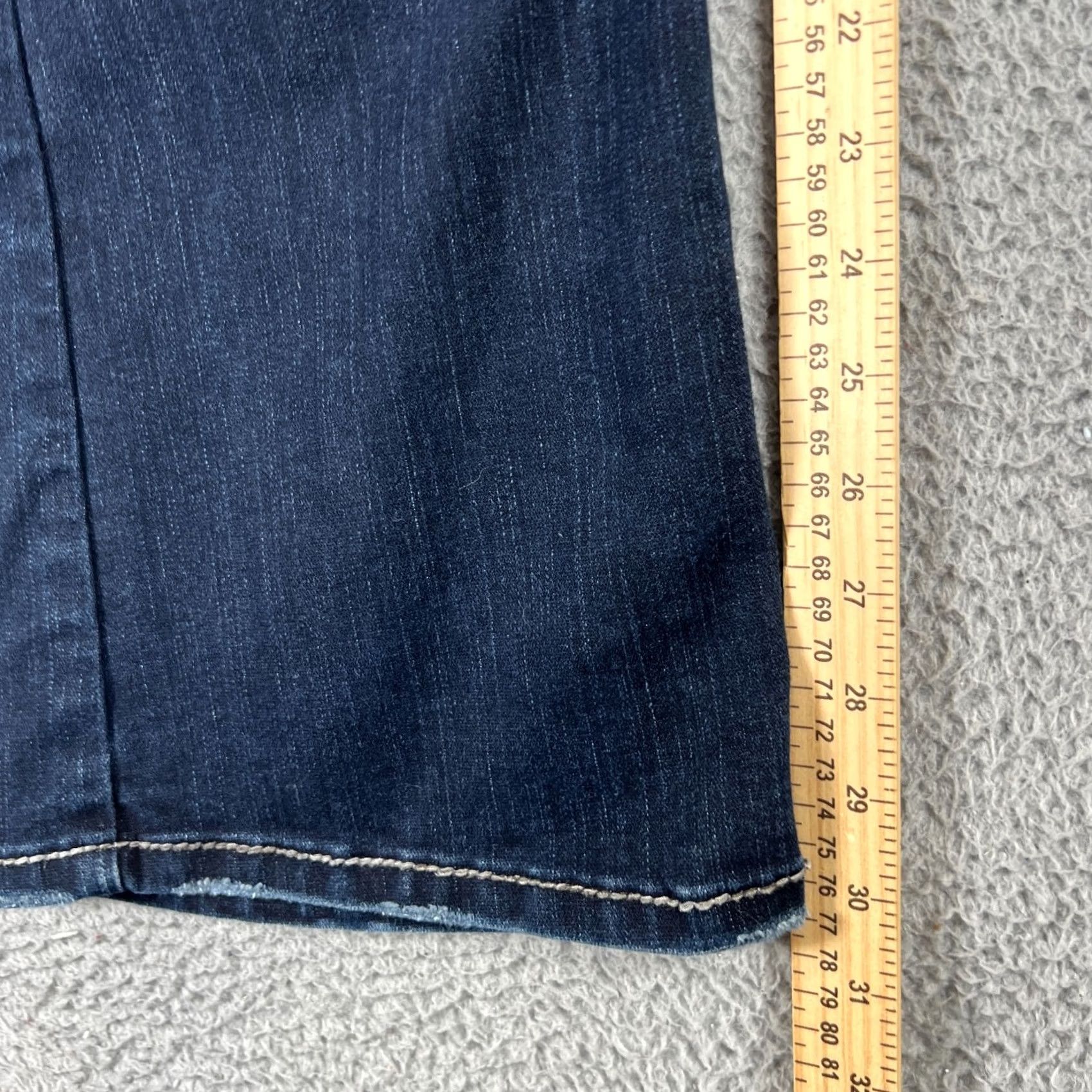 Silver Jeans Co. VINTAGE Silver Jeans Women Bootcut Jeans 33x30 Blue Suki Surplus Distressed Embellished 5-Pocket Womens Size 24" / US 00 / IT 34 - 3 Thumbnail