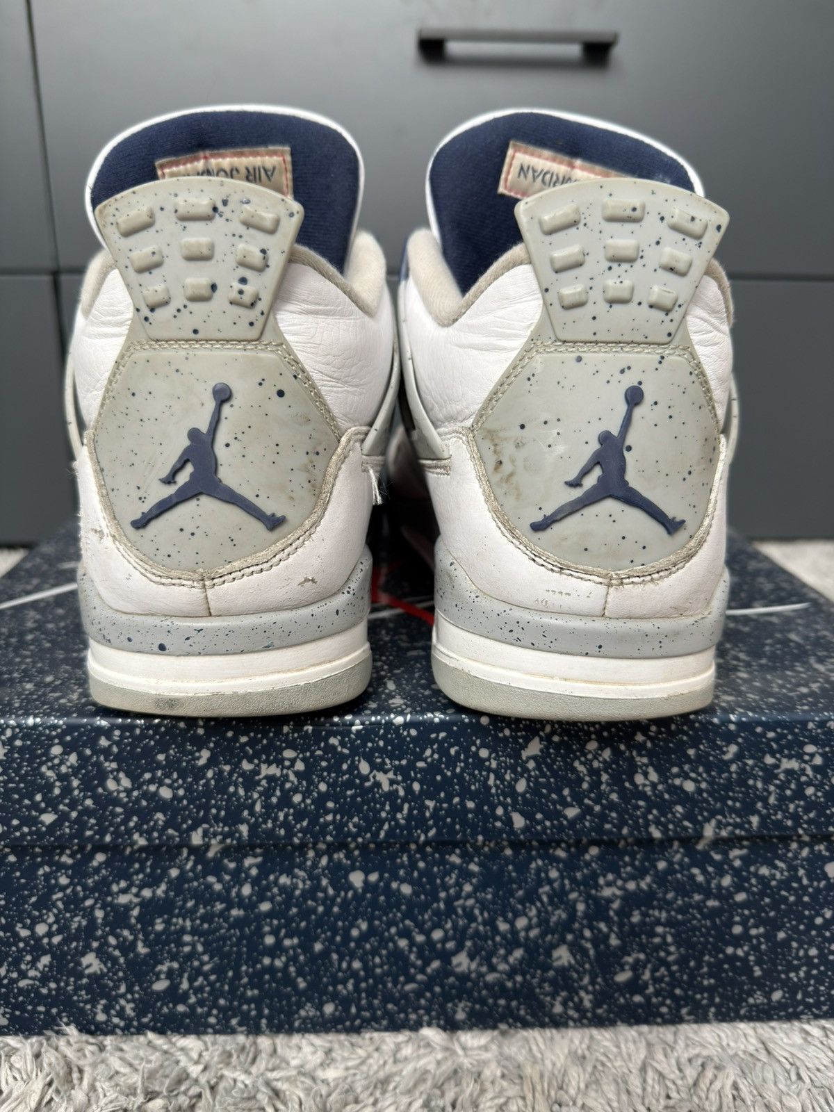 Jordan Brand Air Jordan 4 Retro Midnight Navy Size US 11 / EU 44 - 5 Thumbnail