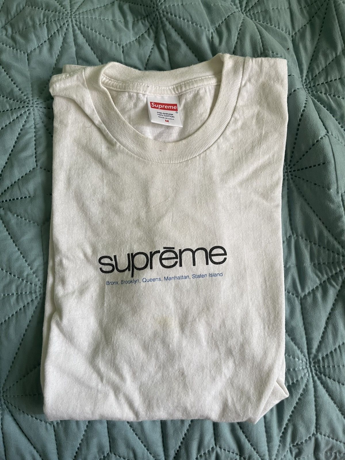 Supreme Supreme New York T shirt Size US M / EU 48-50 / 2 - 1 Thumbnail
