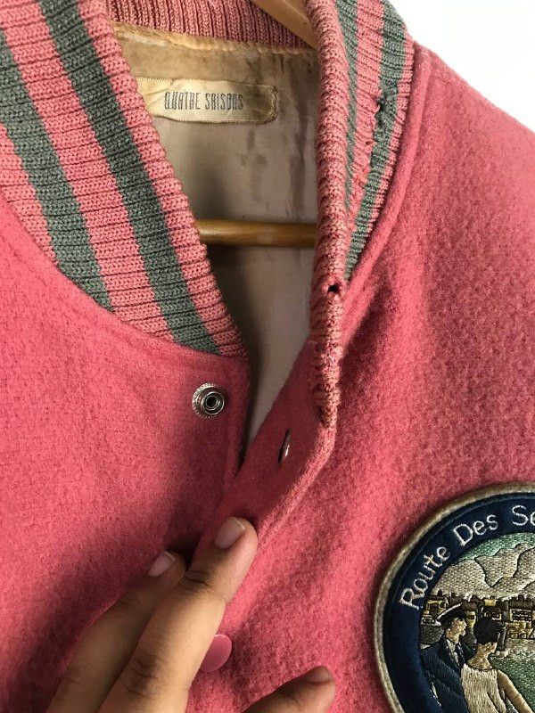 Vintage Vintage Rare Items Leather Varsity Rare colour Jacket Size US L / EU 52-54 / 3 - 11 Thumbnail