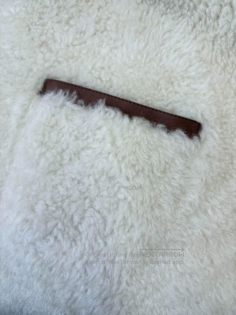 Loro Piana Loro Piana Cream White Lamb Fur Double Sided Wearable Vest Size M / US 6-8 / IT 42-44 - 5 Thumbnail