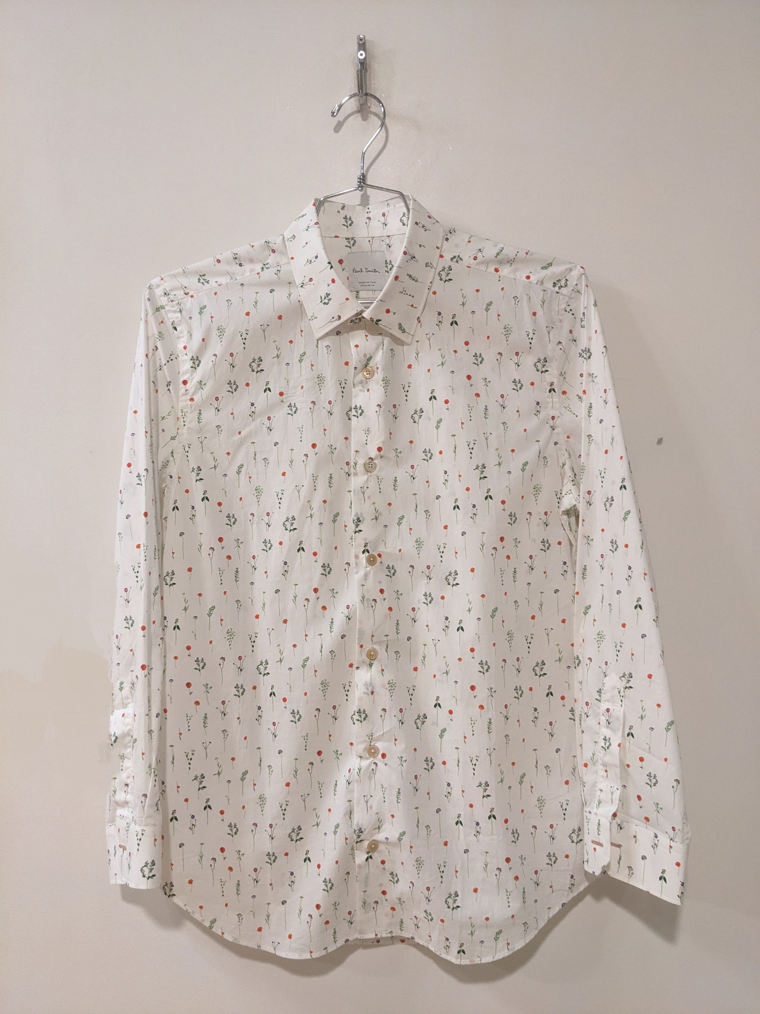 Paul Smith Paul Smith Floral Print Button-Up Shirt Size US L / EU 52-54 / 3 - 1 Thumbnail