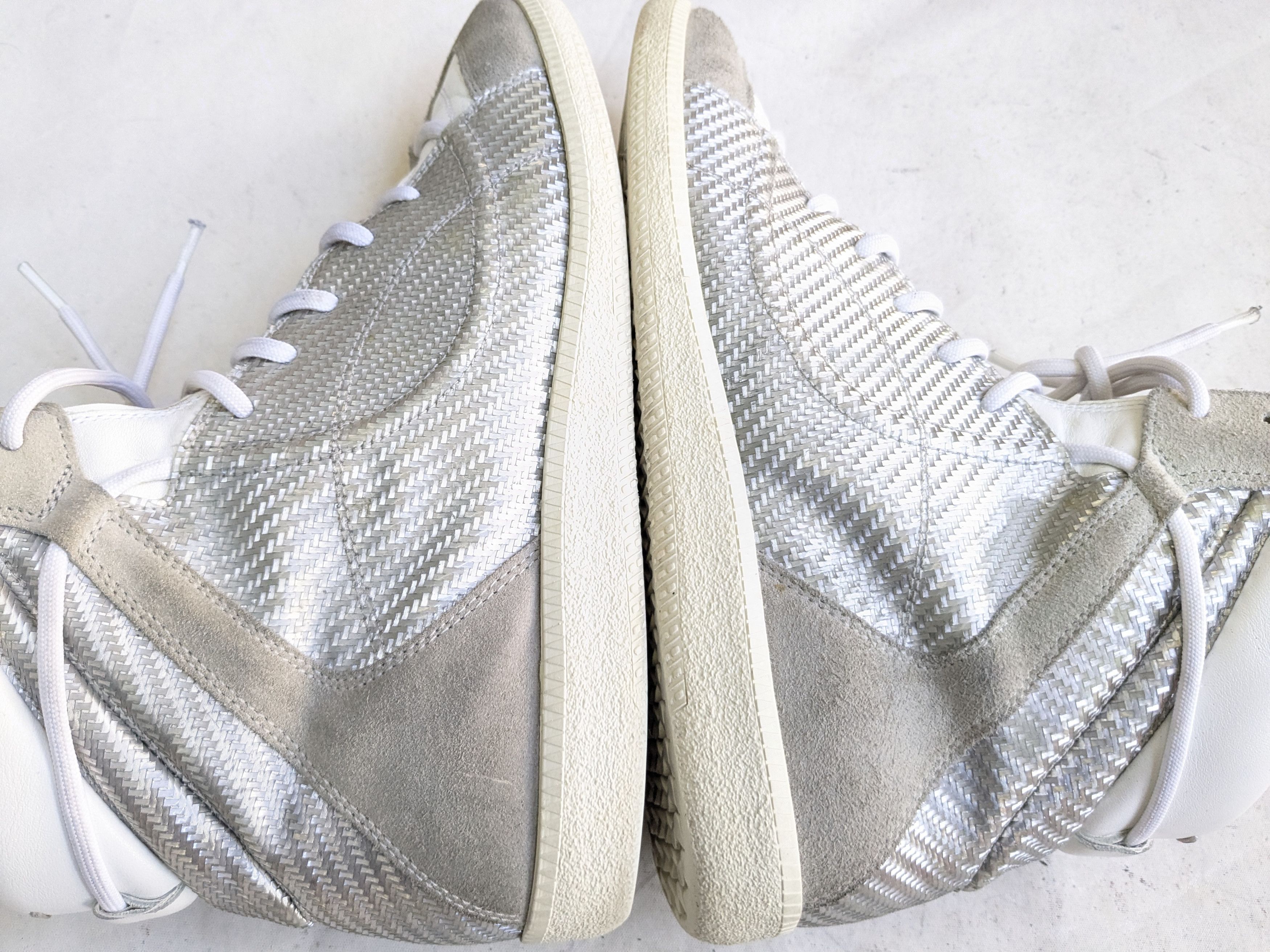 Maison Margiela Maison Margiela High Tops Sneakers 9 42 White Silver Size US 9 / EU 42 - 8 Thumbnail