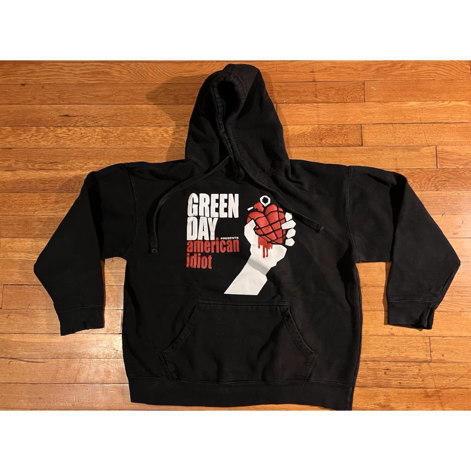 Vintage VINTAGE Green Day American Idiot Hoodie Men’s Large Black Y2K Size US L / EU 52-54 / 3 - 2 Thumbnail