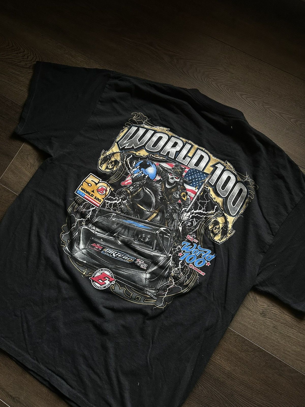 Vintage Vintage Racing T Shirt Size US XL / EU 56 / 4 - 5 Thumbnail
