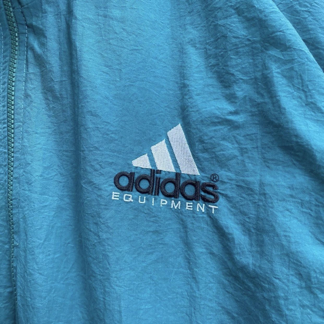 Adidas × Vintage Vintage 90s Adidas Equipment Rain Light Jacket Size S Oversz Size US M / EU 48-50 / 2 - 11 Thumbnail