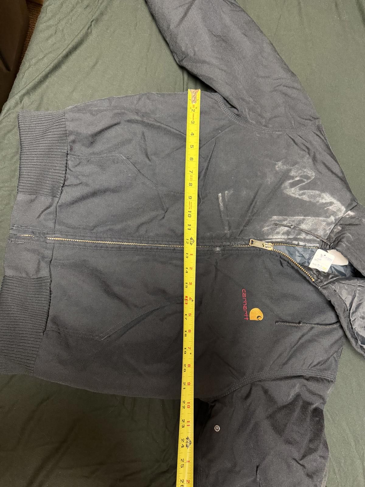 Carhartt Carhartt black jacket logo on the back Size US L / EU 52-54 / 3 - 5 Thumbnail