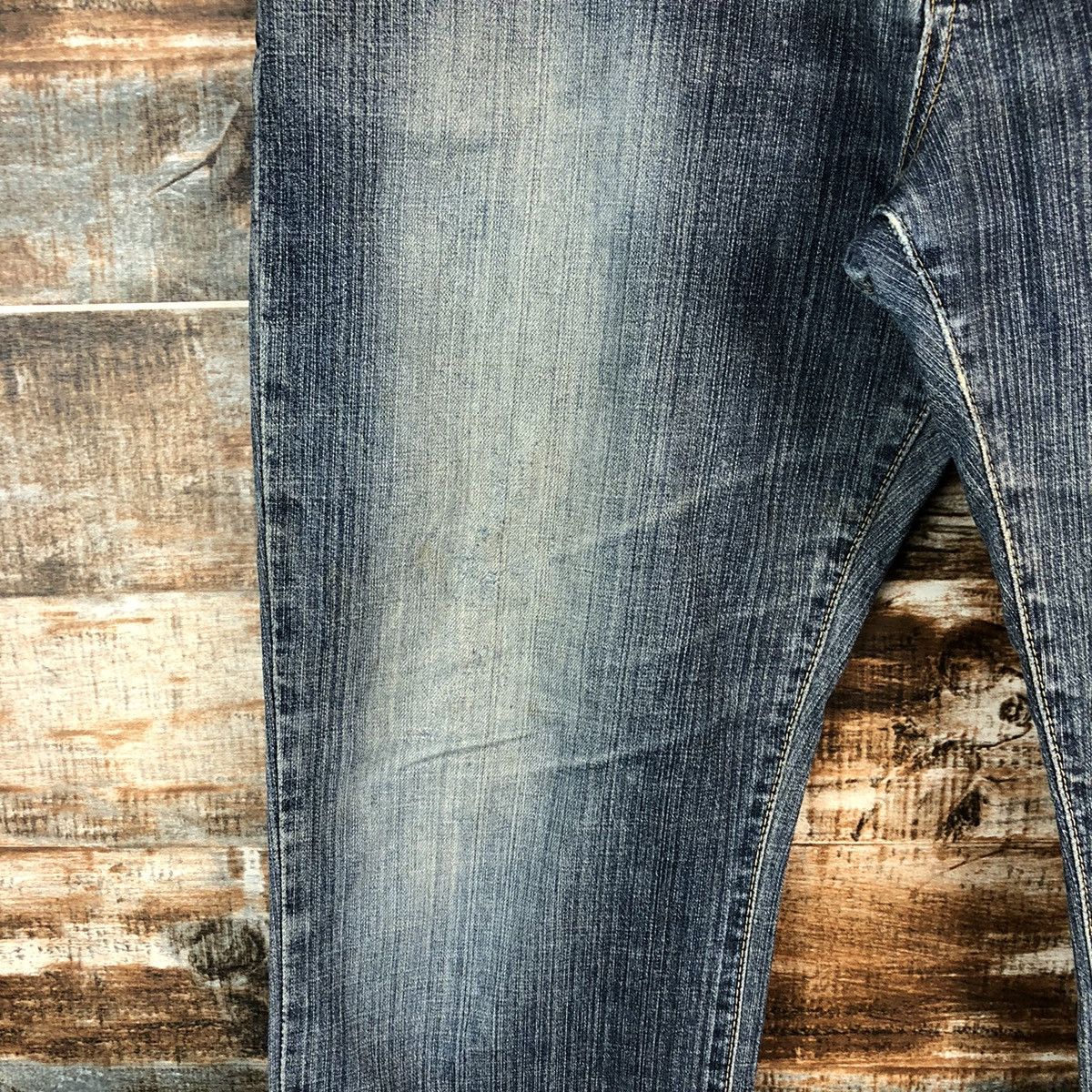 Wrangler Wrangler Blue vintage ripped Distressed Denim Pants #A2381 Size US 36 / EU 52 - 10 Thumbnail
