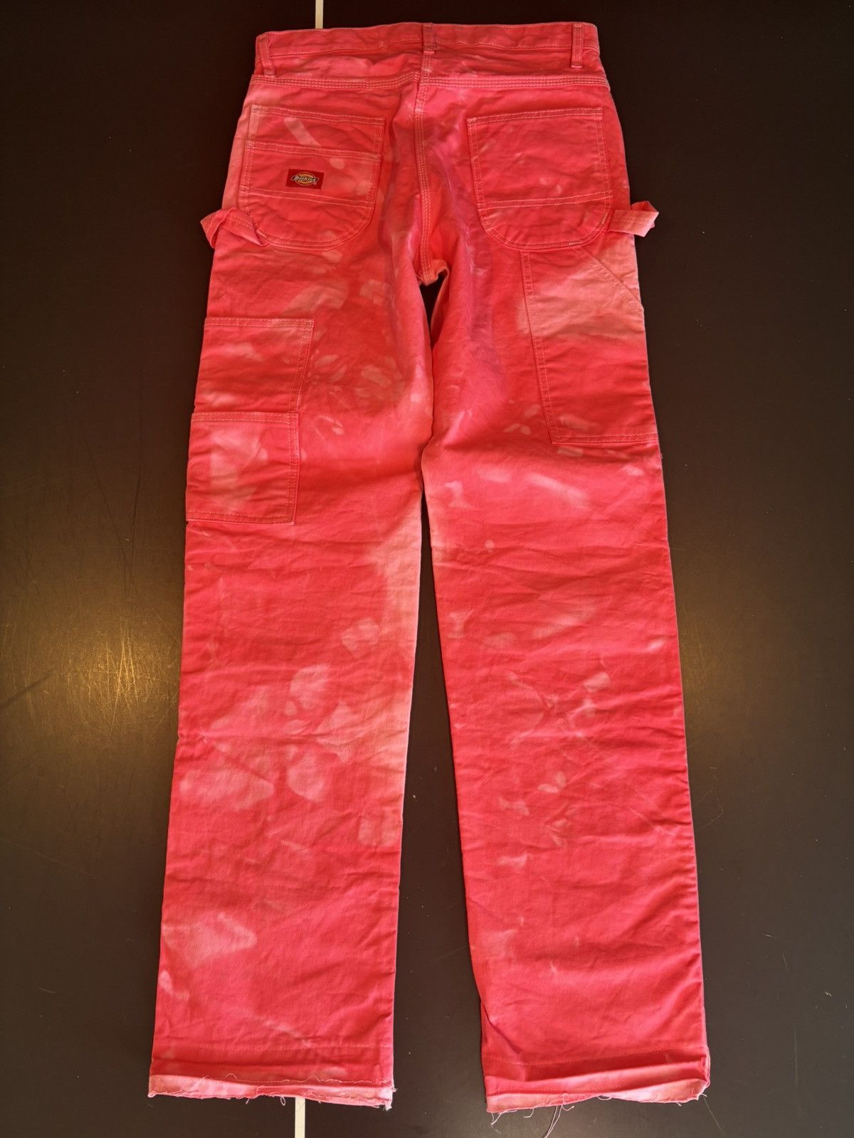 Dickies Pink Tie Dye Skeleton Bone Kapital Style Custom Work Pants Size US 30 / EU 46 - 2 Thumbnail