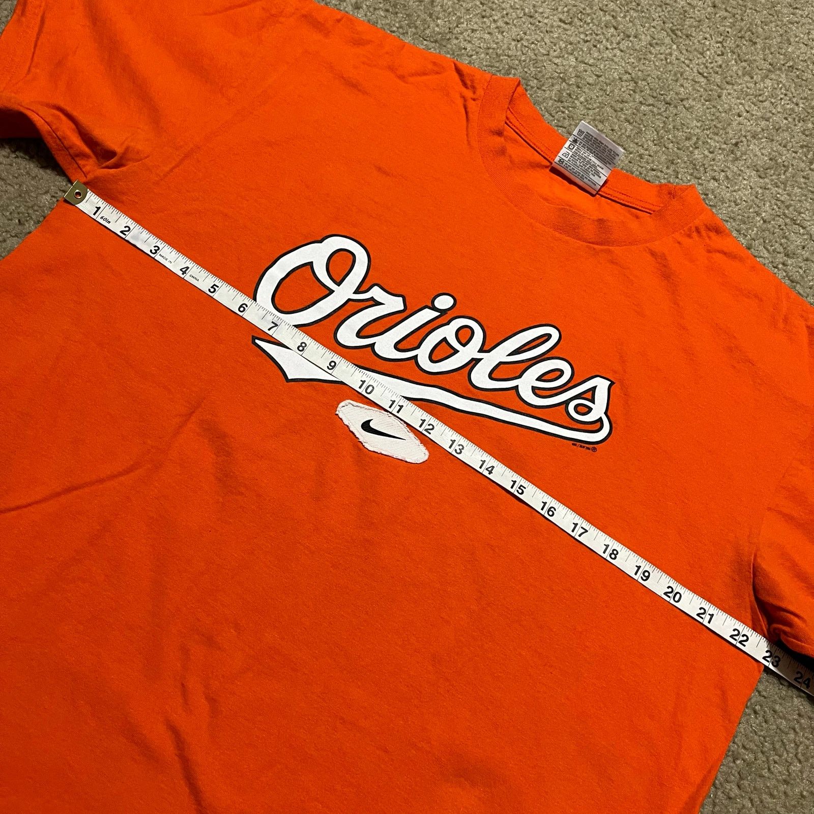Nike Nike 2006 Orioles Nike Patched Logo MLB Orange Shirt Large Size US L / EU 52-54 / 3 - 7 Thumbnail