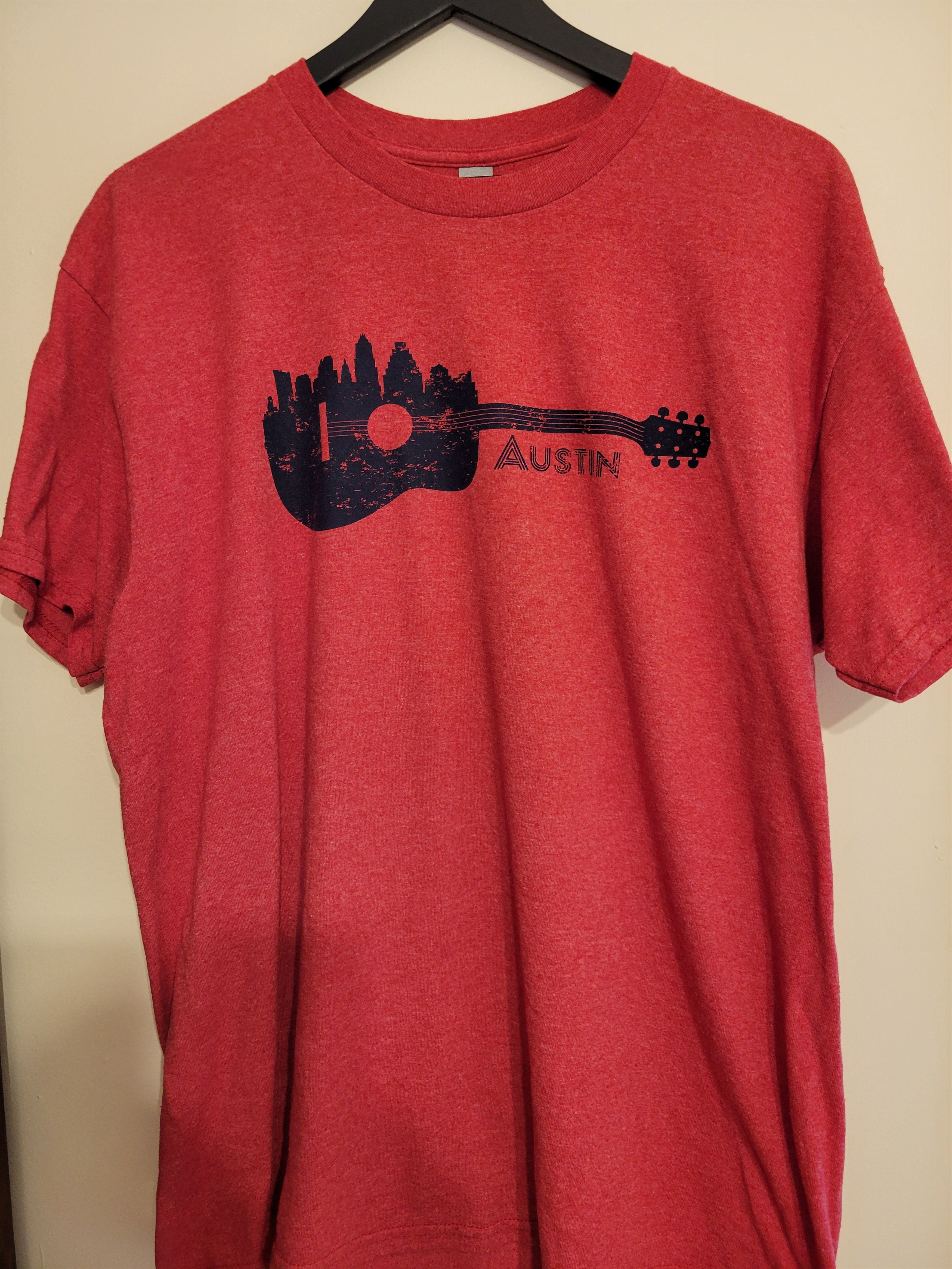 Gildan AUSTIN TEXAS SHORT SLEEVE T SHIRT Size US L / EU 52-54 / 3 - 4 Thumbnail