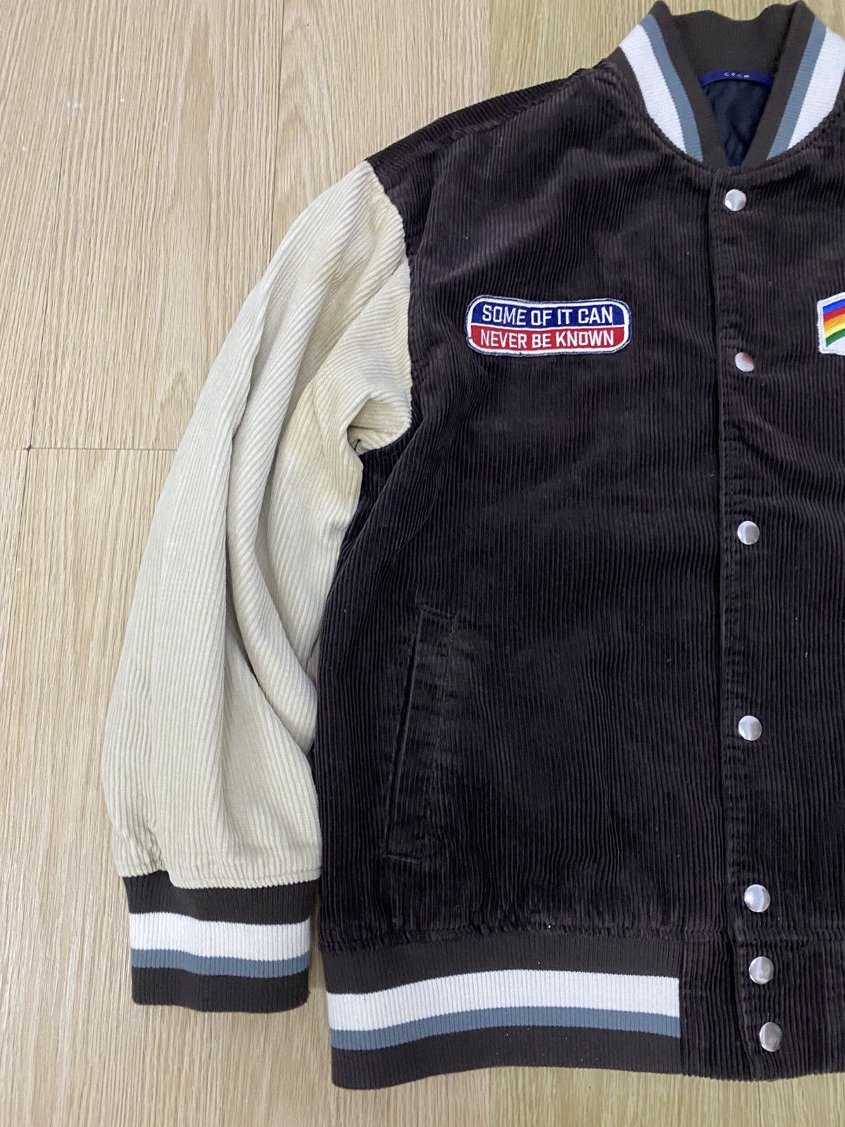 Japanese Brand CPCM real vibes army corduroy Varsity jacket Size US L / EU 52-54 / 3 - 3 Thumbnail