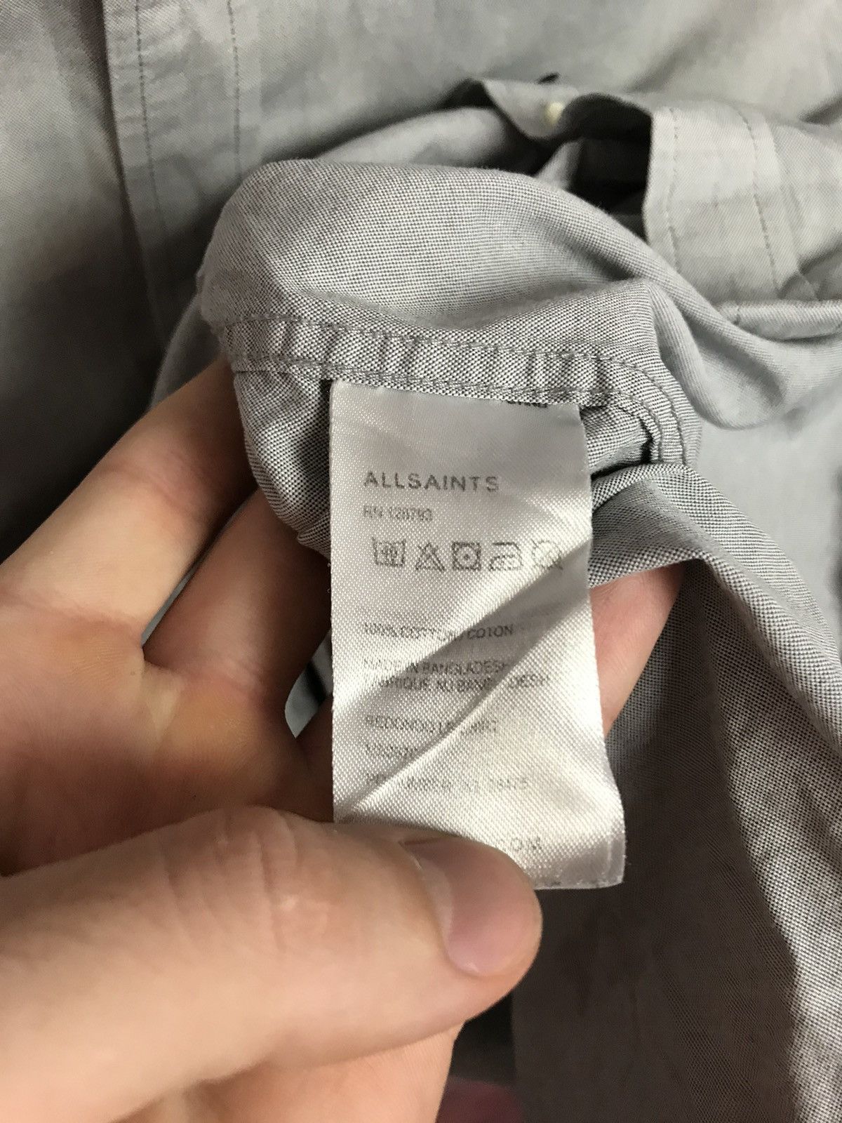 Allsaints Allsaints luxury streetwear shirt Size US S / EU 44-46 / 1 - 5 Thumbnail