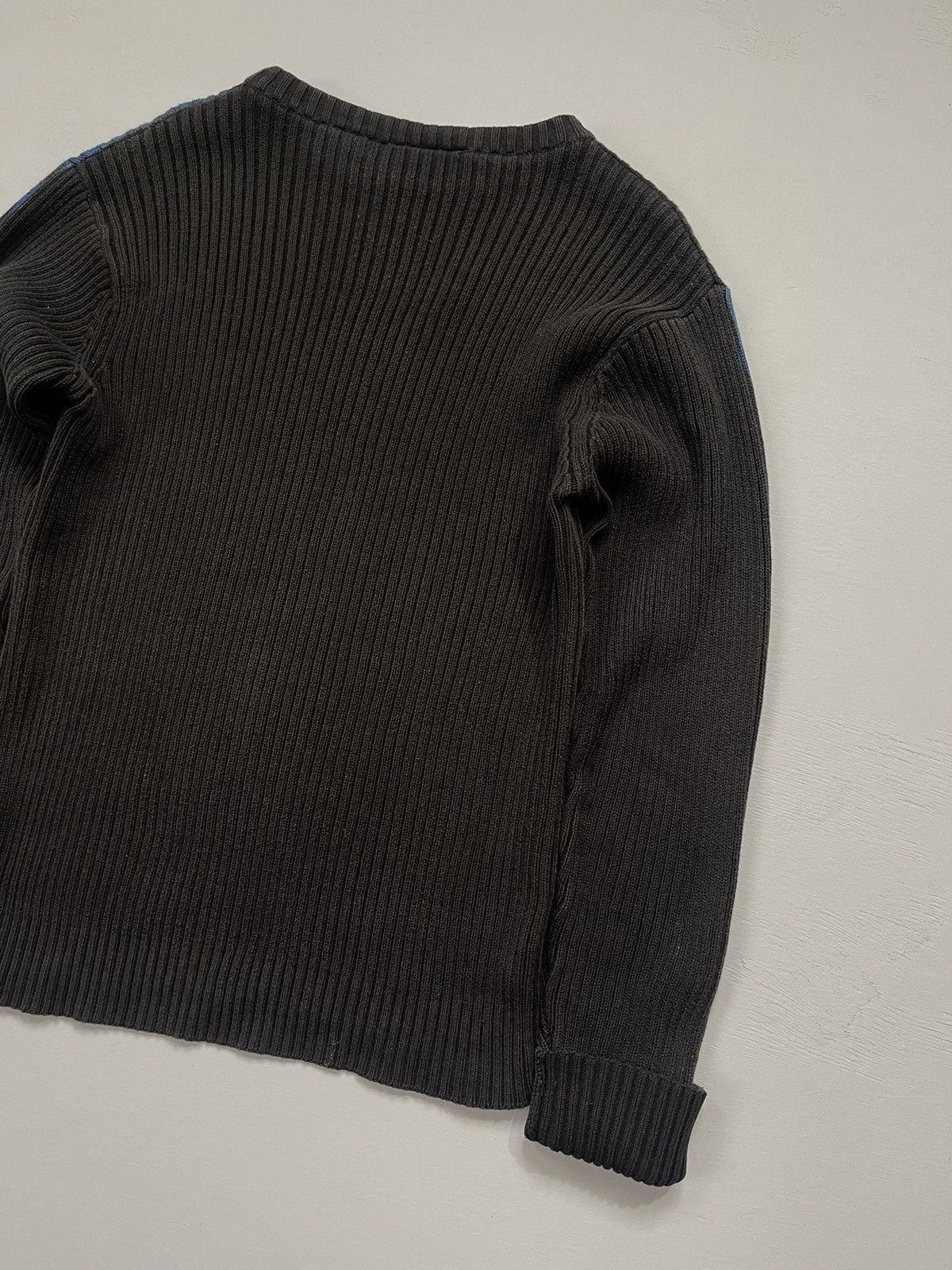 Japanese Brand Faded Dirty Y2K Dragon Japan Style Thrashed Ribbed Sweater Size US M / EU 48-50 / 2 - 13 Thumbnail