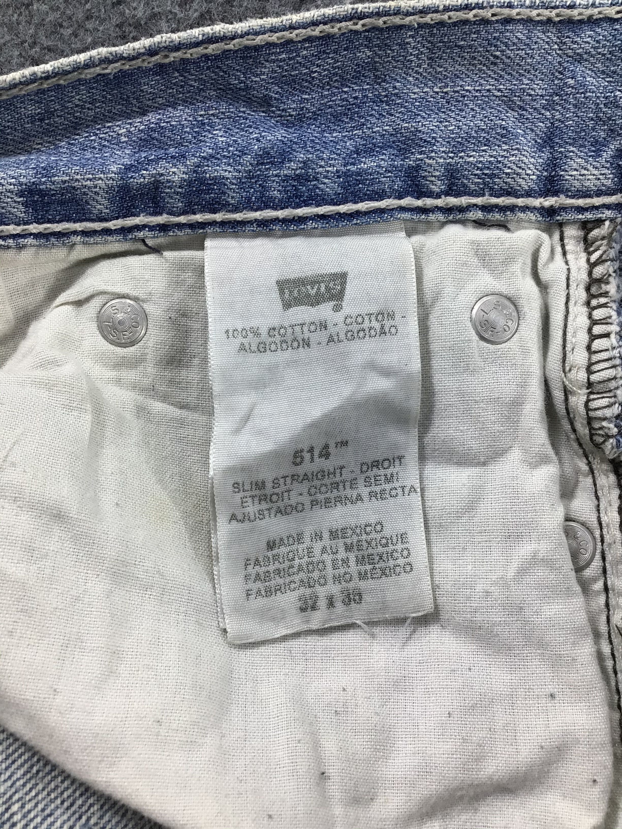 Levi's Vintage Levi's 514 Jeans Slim Straight Distress Denim KJ183 Size US 32 / EU 48 - 10 Thumbnail
