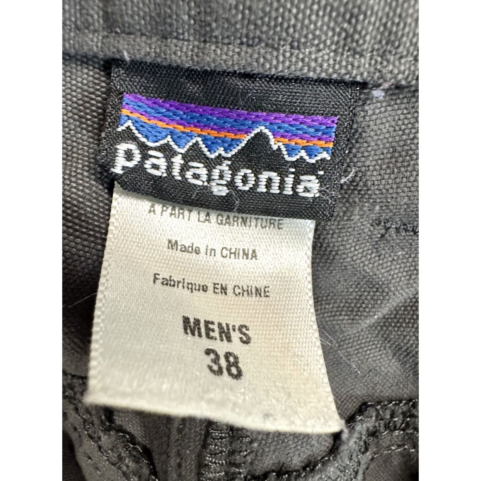 Patagonia Patagonia Men's Cargo Pants Outdoor Hiking Gray 38 Cotton Blend Relaxed Straight Rise Mid Front Flat Front Casual Travel Workwear Size US 38 / EU 54 - 3 Thumbnail