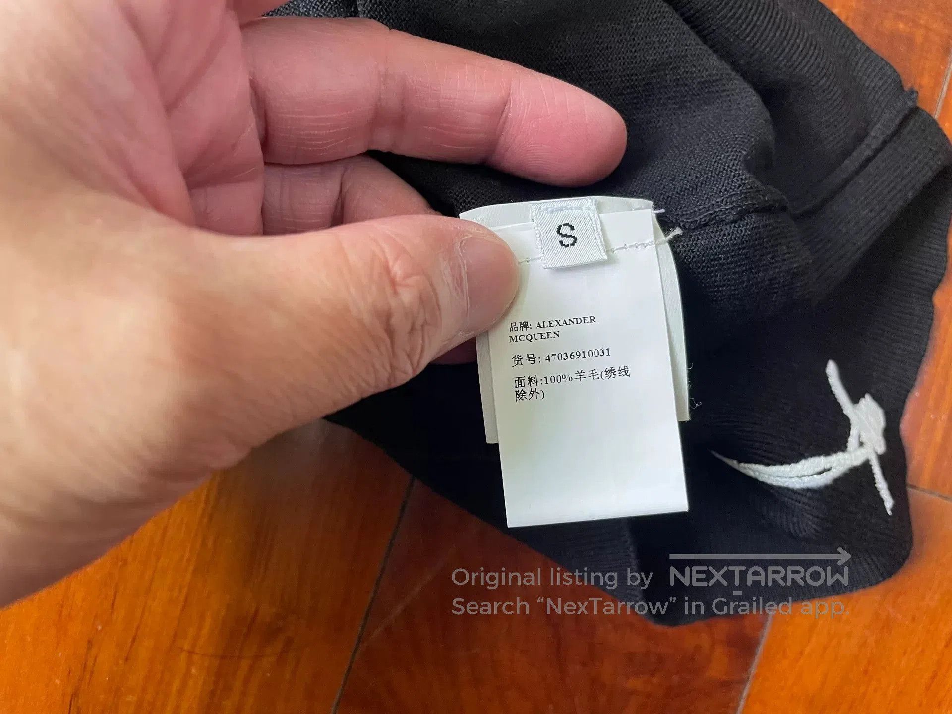 Alexander McQueen Alexander McQueen Men's Main Line Sweater. Size US S / EU 44-46 / 1 - 4 Thumbnail