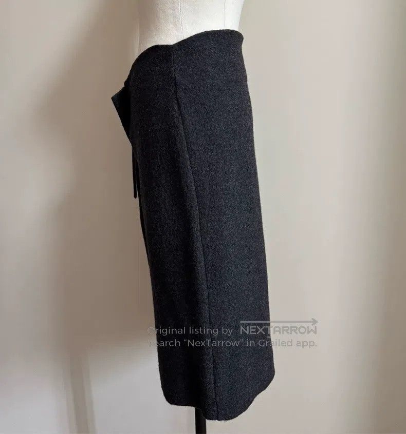 Vivienne Westwood Vivienne Westwood size M Gray wool half skirt, show model h Size 27" / US 4 / IT 40 - 4 Thumbnail