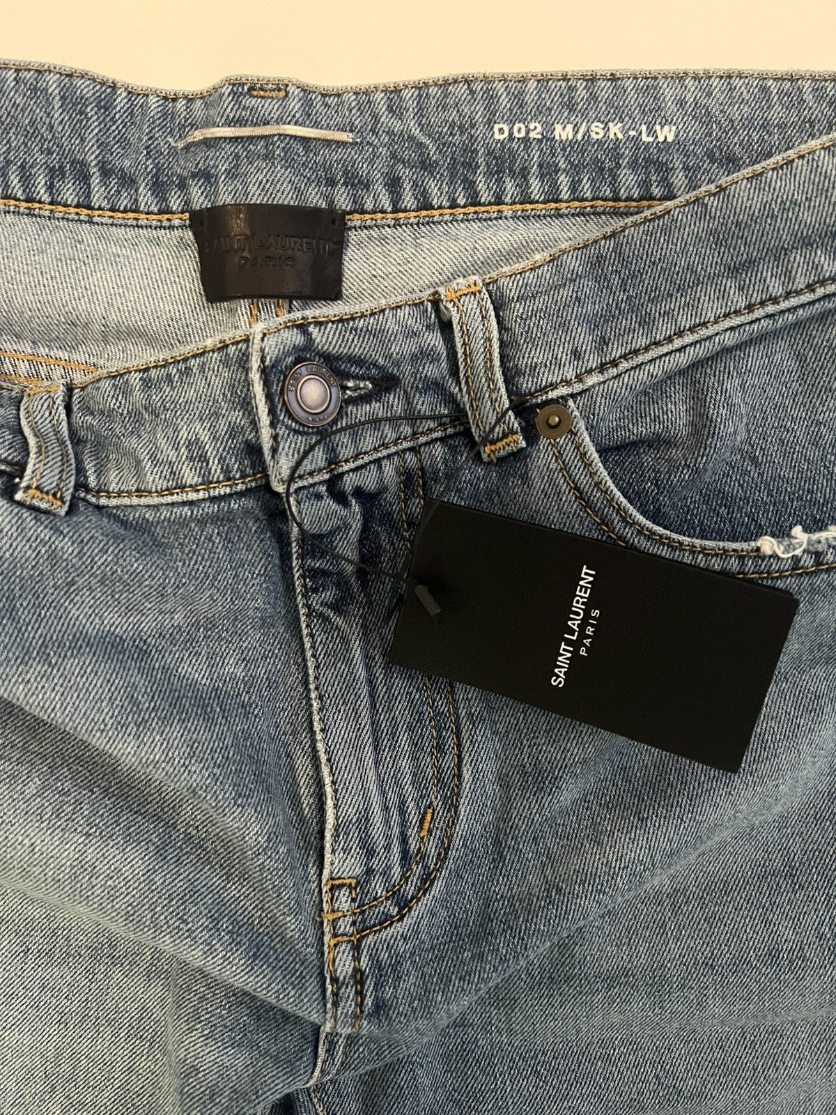 Saint Laurent Paris Saint laurent ripped knee Jeans Size US 32 / EU 48 - 4 Thumbnail