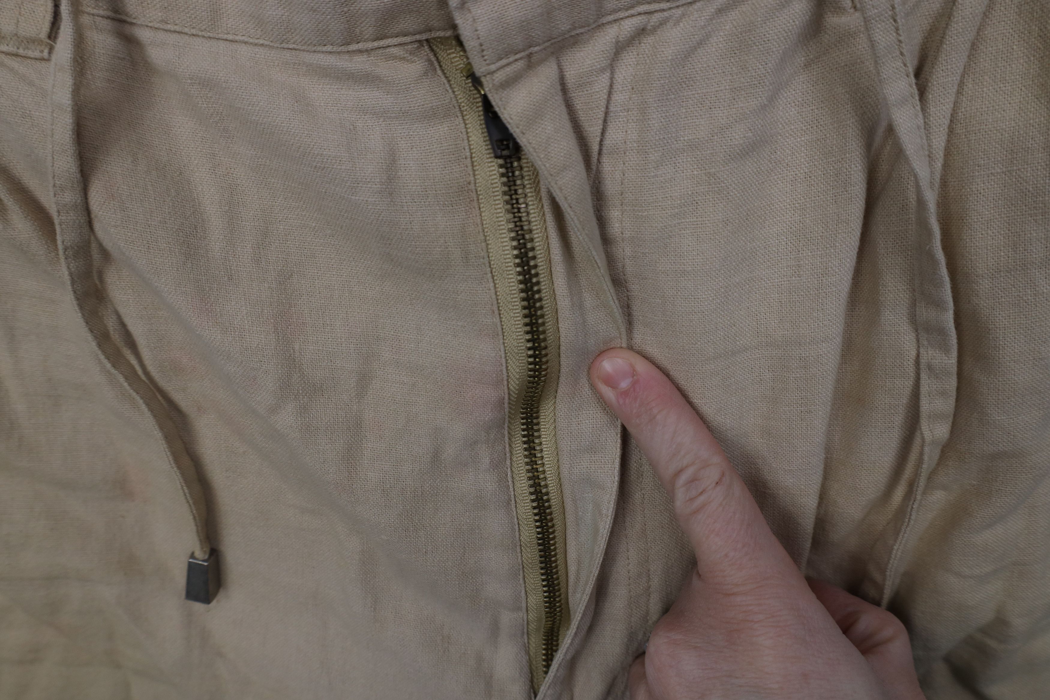 Vintage Vintage 90s Y2K Streetwear Blend Baggy Cargo Shorts Beige Size US 38 / EU 54 - 7 Thumbnail