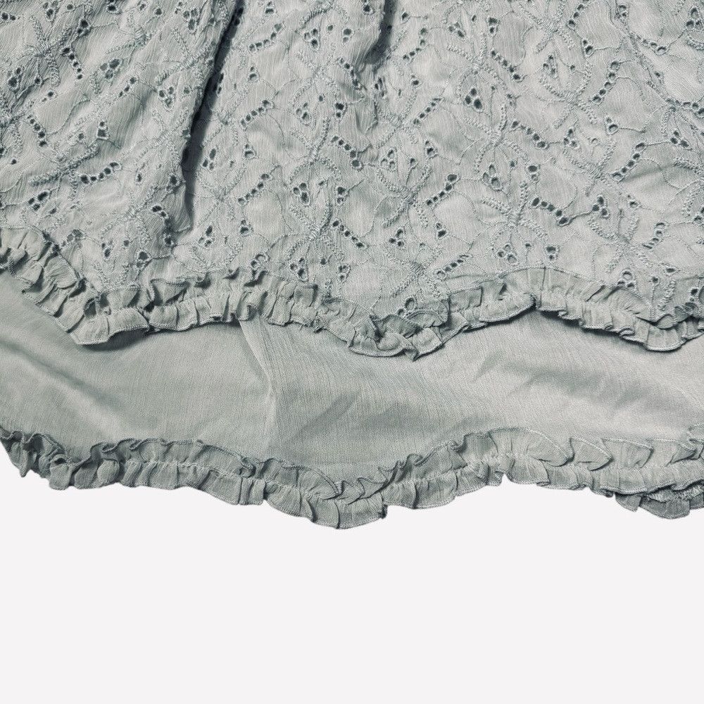 Free People NWT New Free People Sanderson Midi Sky Gray Skirt Size M Size 32" / US 10 / IT 46 - 9 Thumbnail