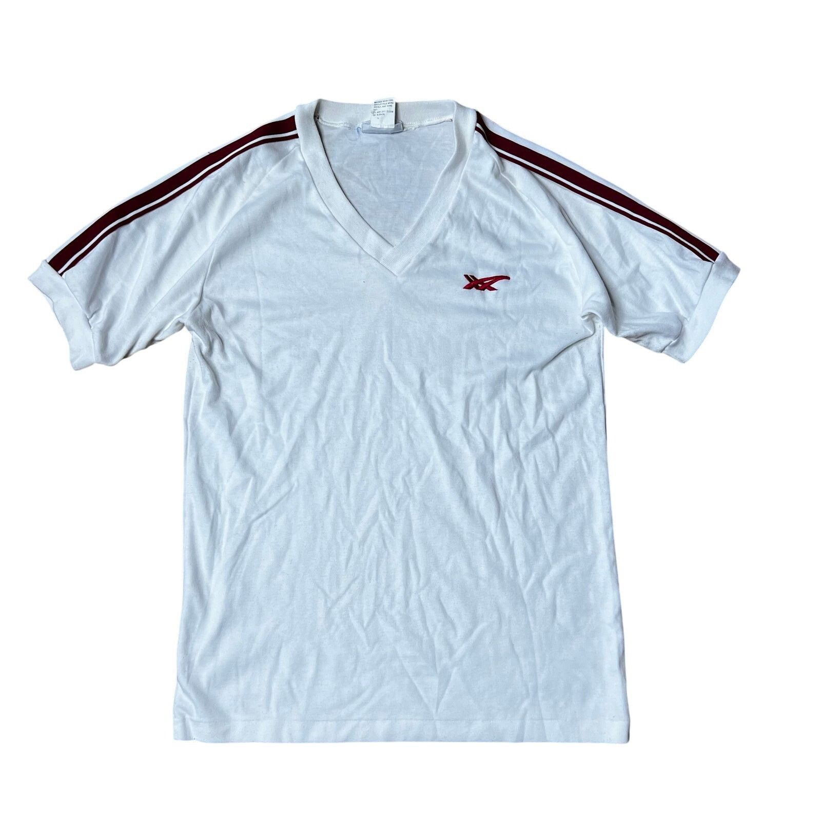 Asics Vintage 80s ASICS Tiger V Neck Shirt Small Size US S / EU 44-46 / 1 - 1 Thumbnail