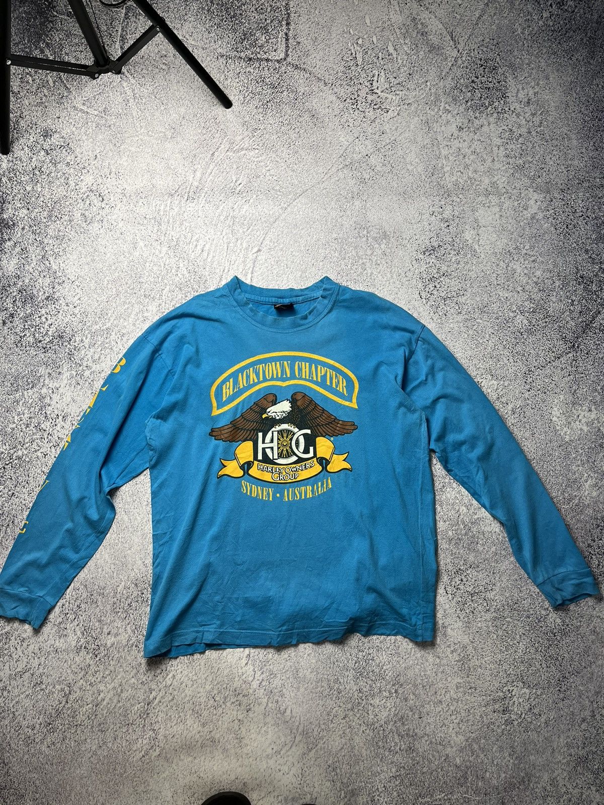 Harley Davidson × Vintage Vintage Harley Davidson Long Sleeve Blacktown 2004 Y2K Size US L / EU 52-54 / 3 - 11 Thumbnail