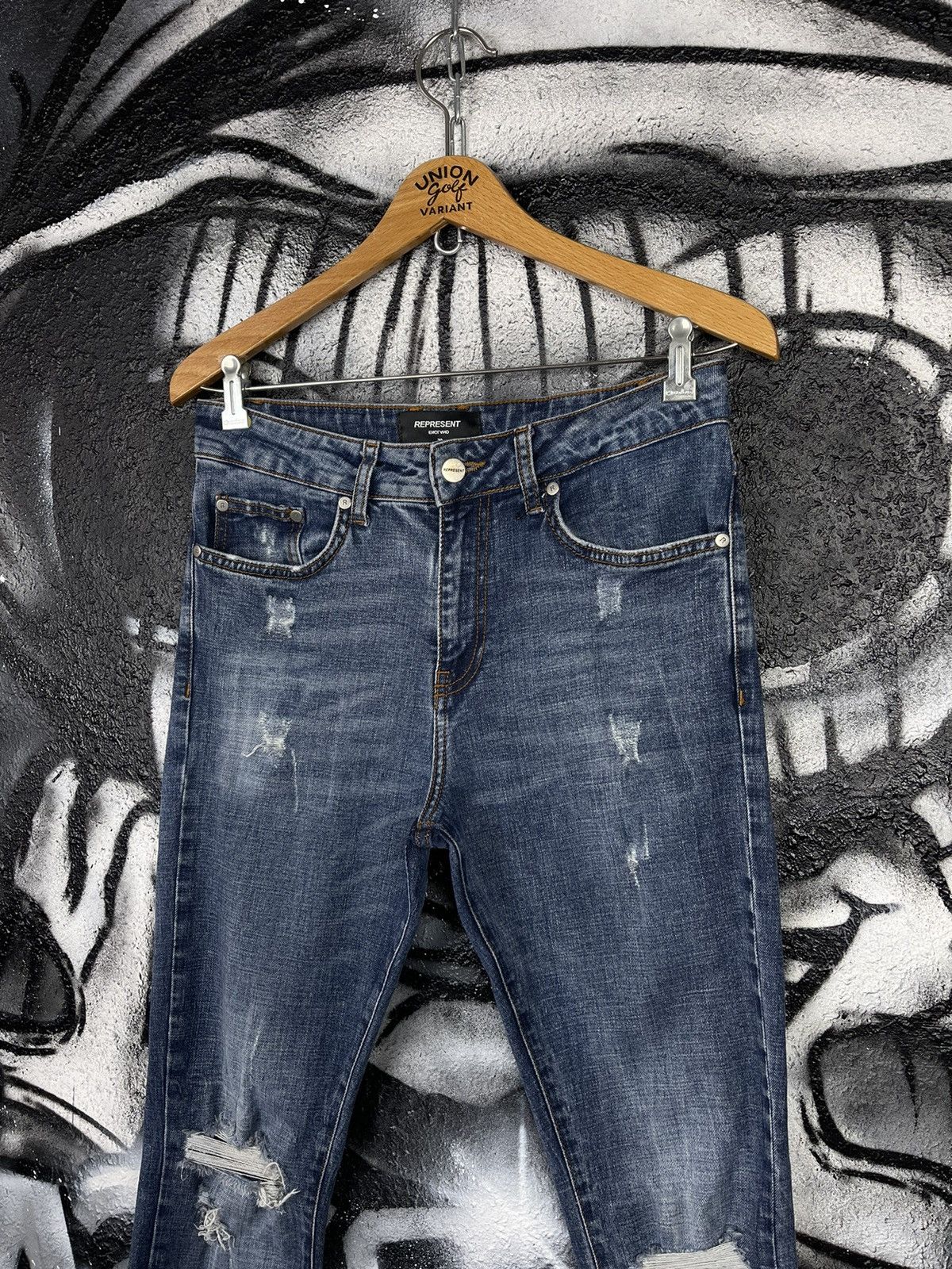 Represent Clo. Represent Distressed Designer Jeans Men’s Size 30 Size US 30 / EU 46 - 5 Thumbnail