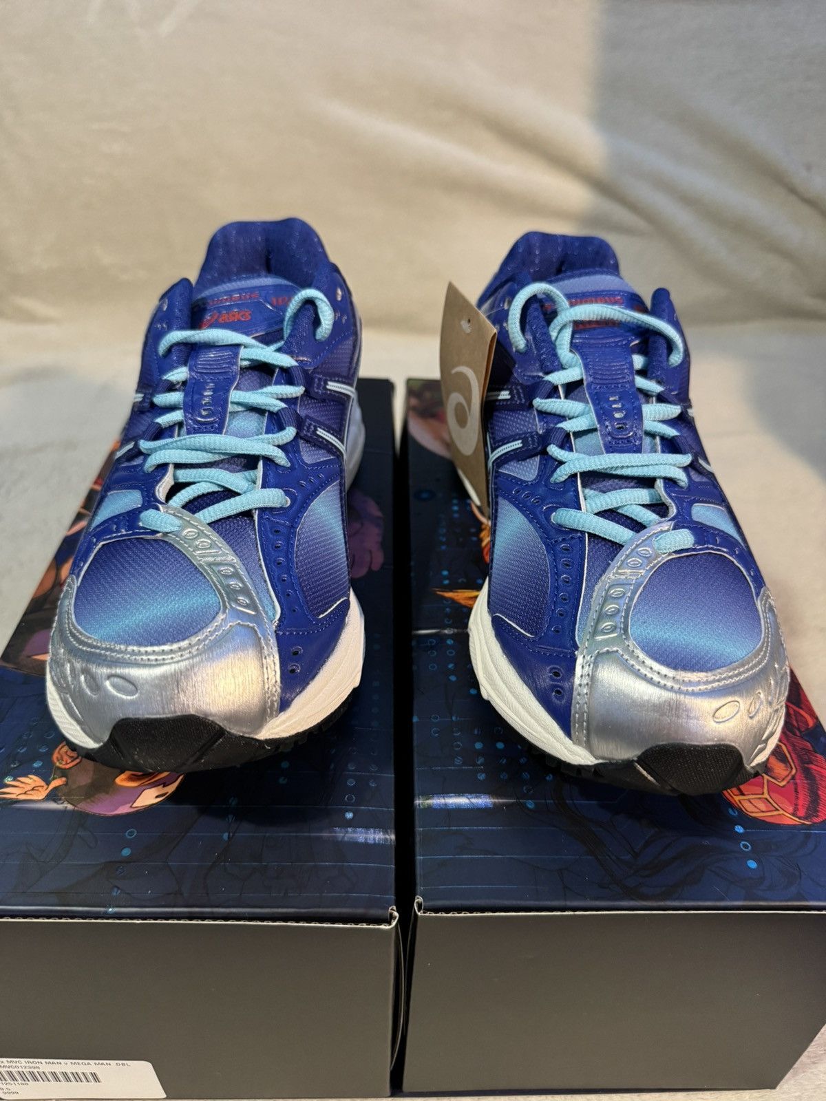 Asics × Kith × Marvel Comics ASICS Gel Nimbus 10.1 Kith Marvel v Capcom Ironman v Megaman Size US 8.5 / EU 41-42 - 6 Thumbnail