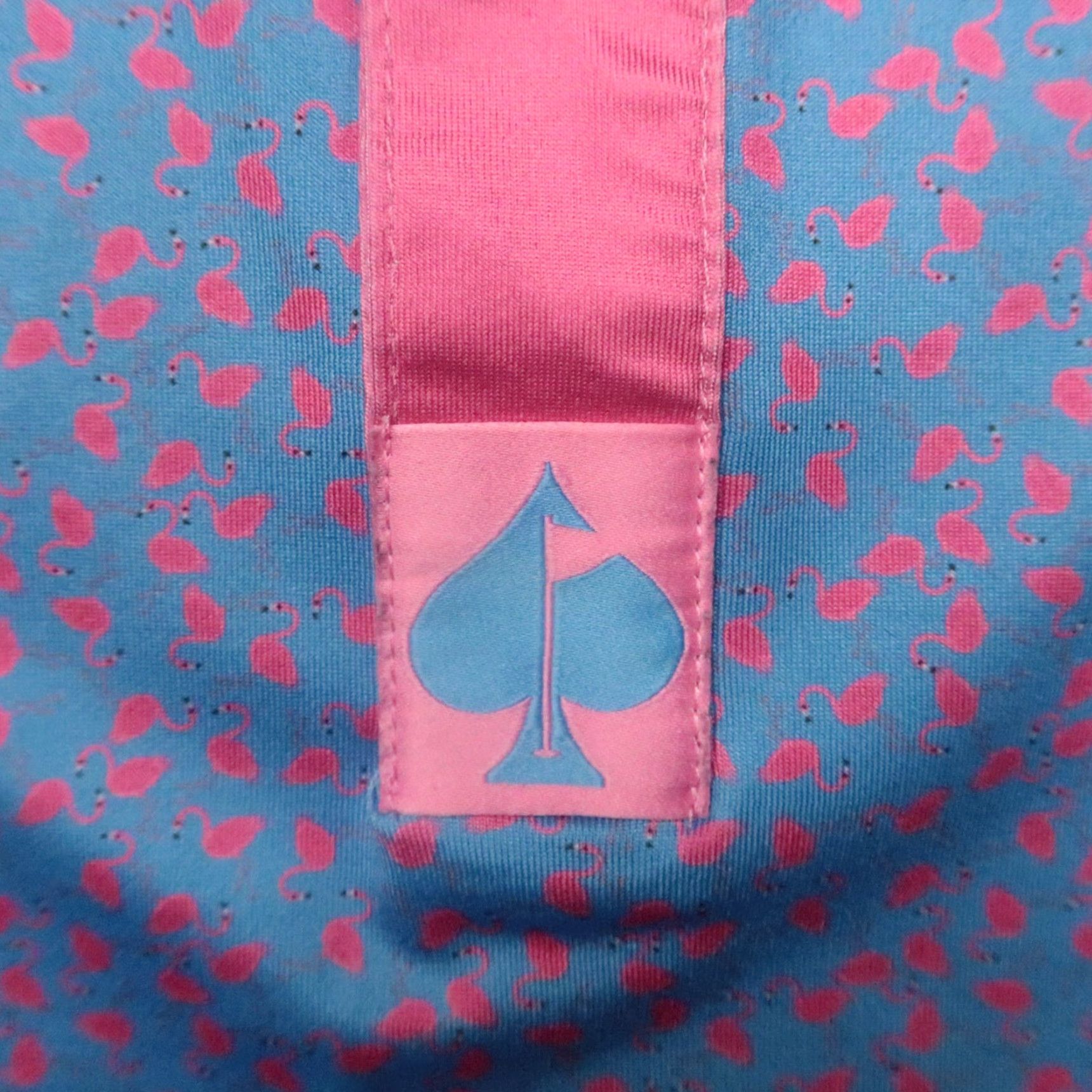 Vintage Pins & Aces Shirt Mens XXL Blue Flamingos PerformancePolo Golf Shirt Size US XXL / EU 58 / 5 - 4 Thumbnail