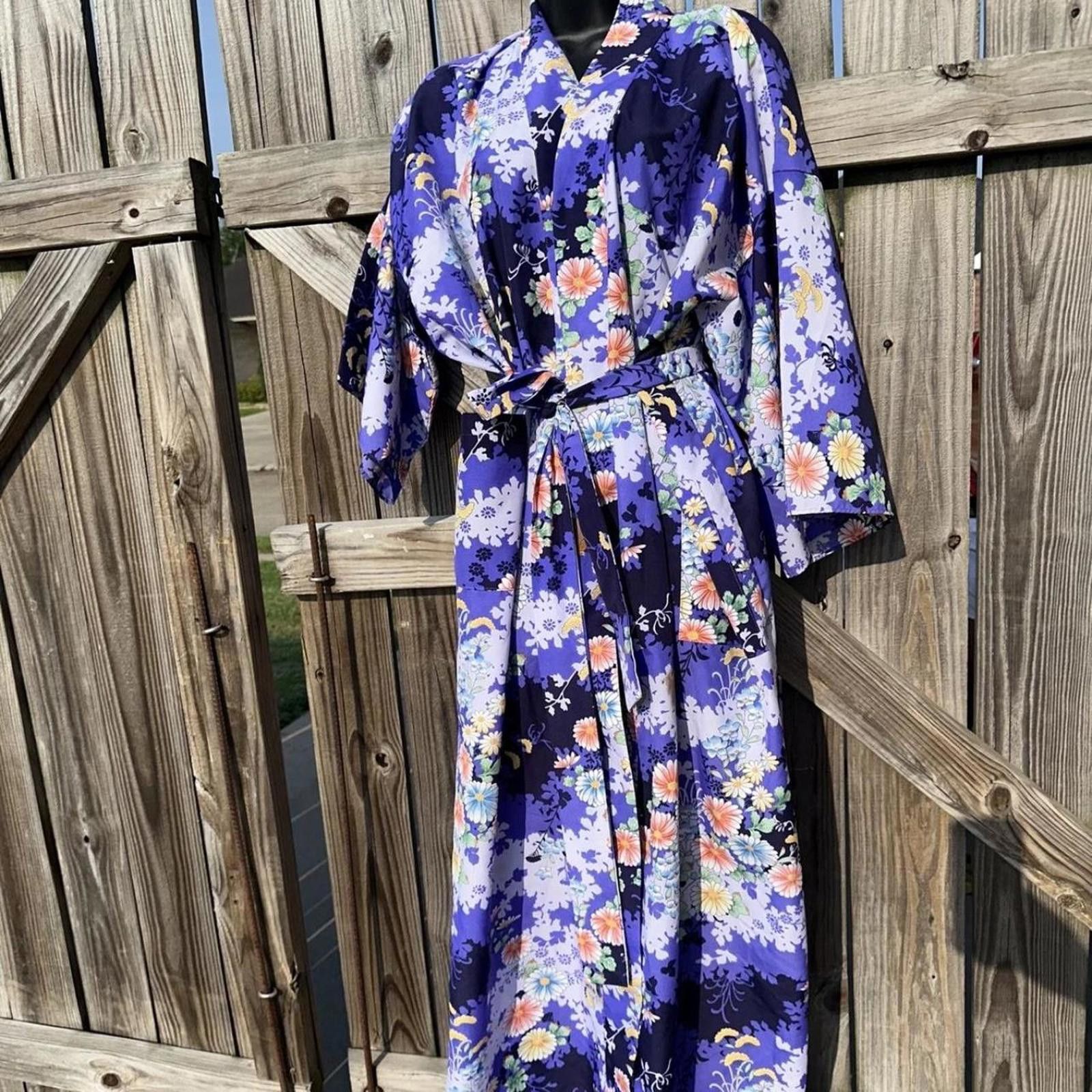 Other Whimsical vintage floral kimono robe boho charm #boho Size ONE SIZE - 2 Thumbnail