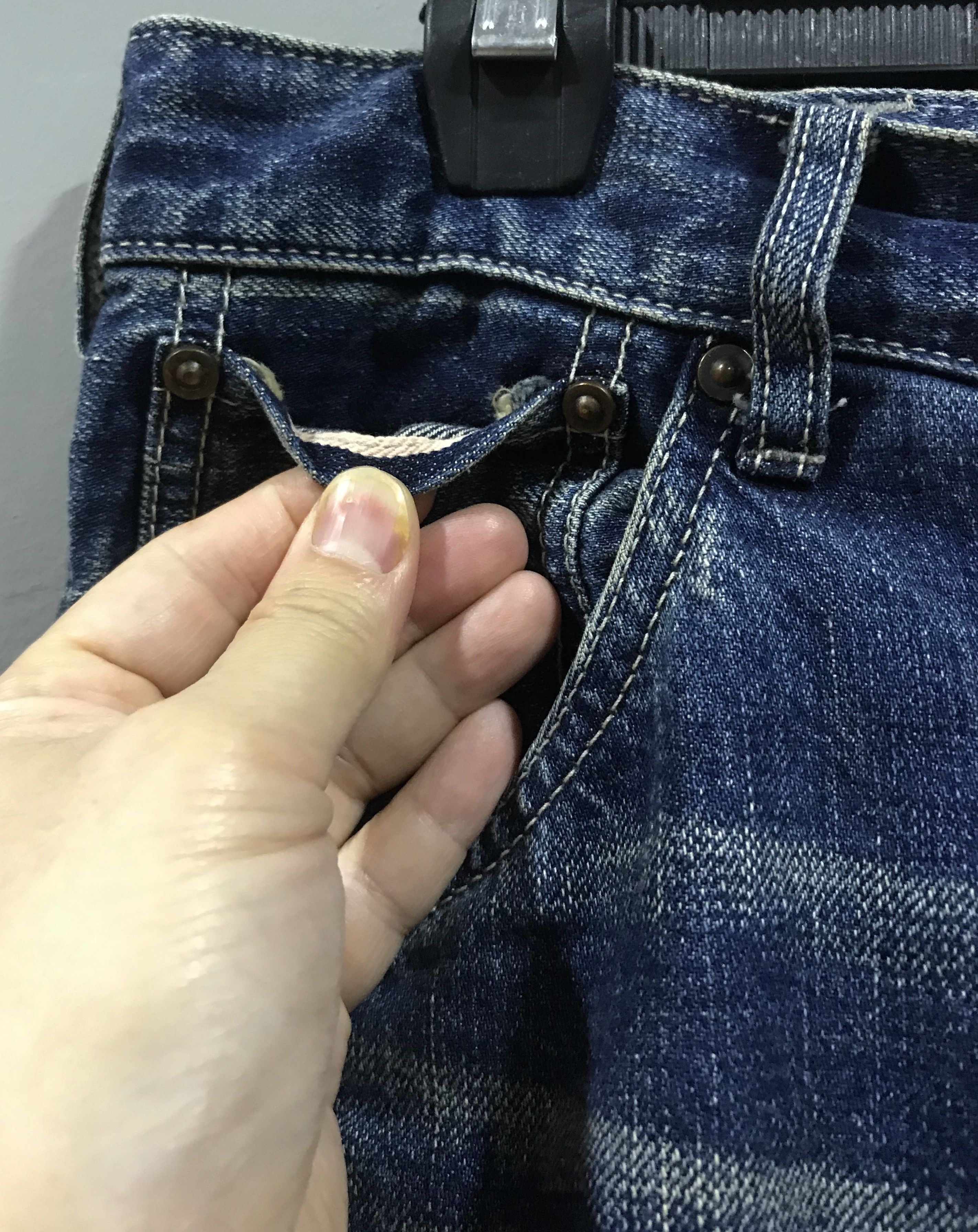 Johnbull Johnbull selvedge Carpenter denim buckle back jeans Size US 31 - 8 Thumbnail