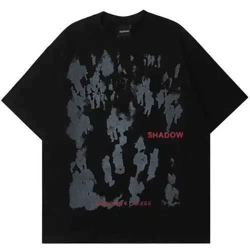 Other Unisex Designer Streetwear Tint Person Shadow Print T-Shirt Size US S / EU 44-46 / 1 - 1 Thumbnail