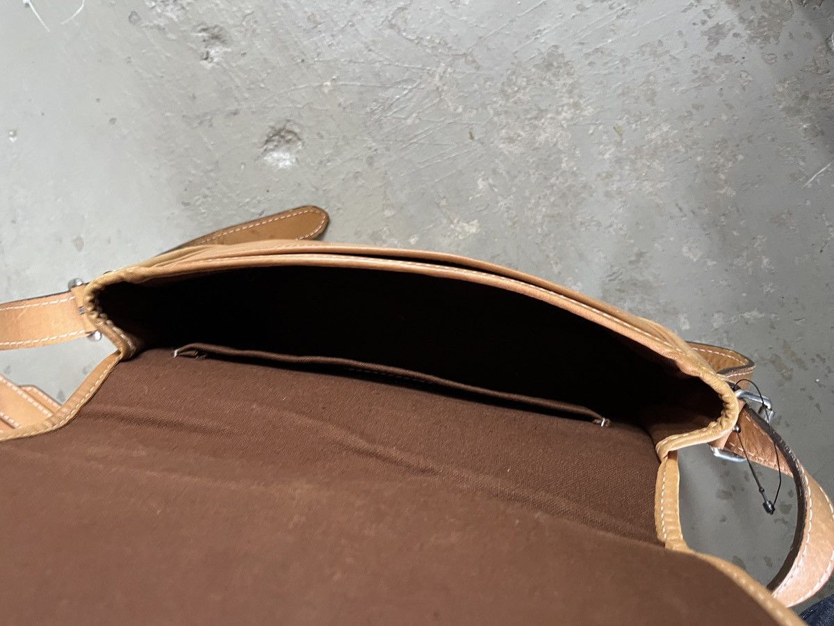 Junko Shimada × Leather Vintage Junko Shimada Part 2 Patina Suede Leather Sling Bag Size ONE SIZE - 14 Thumbnail
