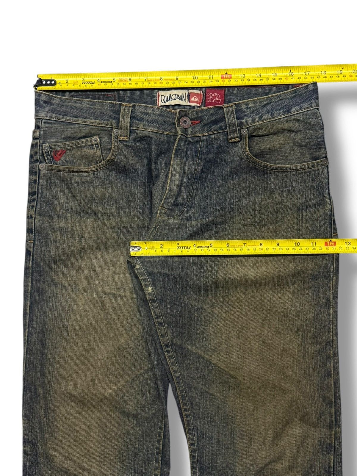 Quiksilver Vintage Y2K Quiksilver QuikJean Japanese Denim Jeans | W35 Size US 35 - 19 Thumbnail