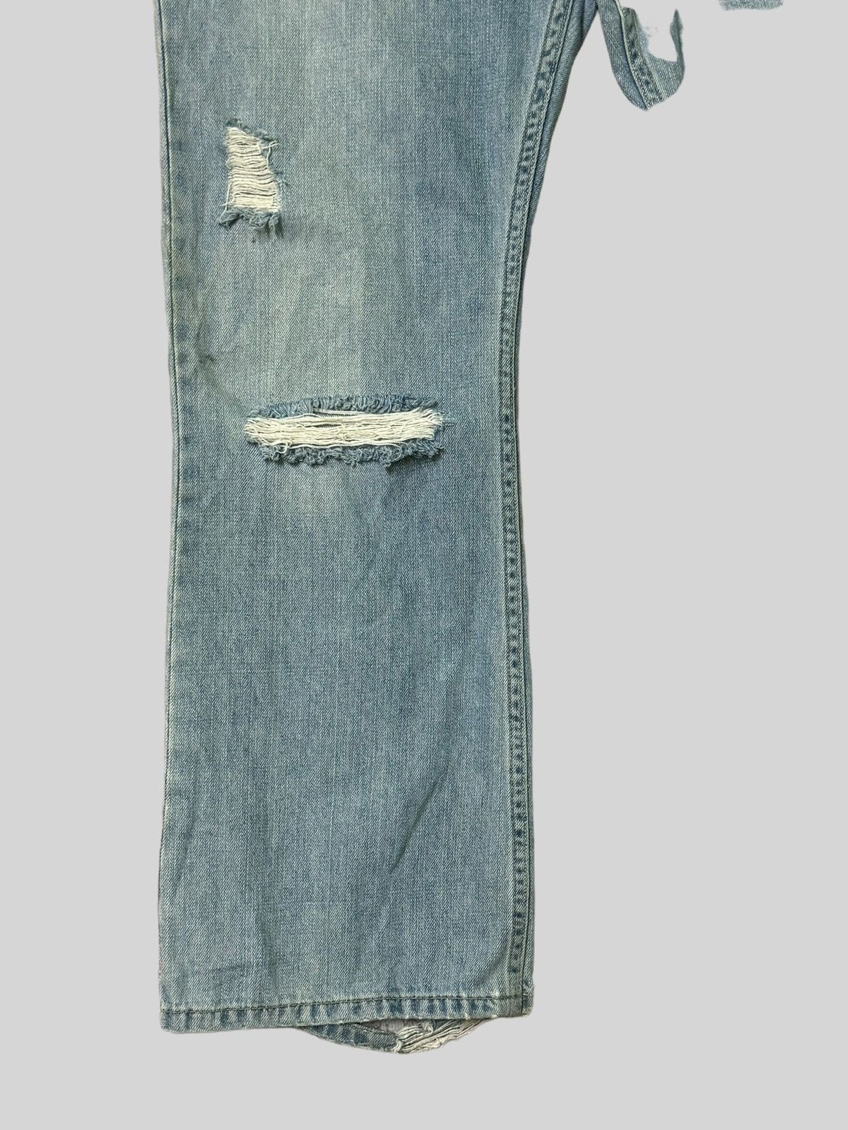 Levi's × Levi's Vintage Clothing × Vintage Vintage Levi's 527 Flared Bootcut Distressed Jeans Size US 33 - 7 Thumbnail