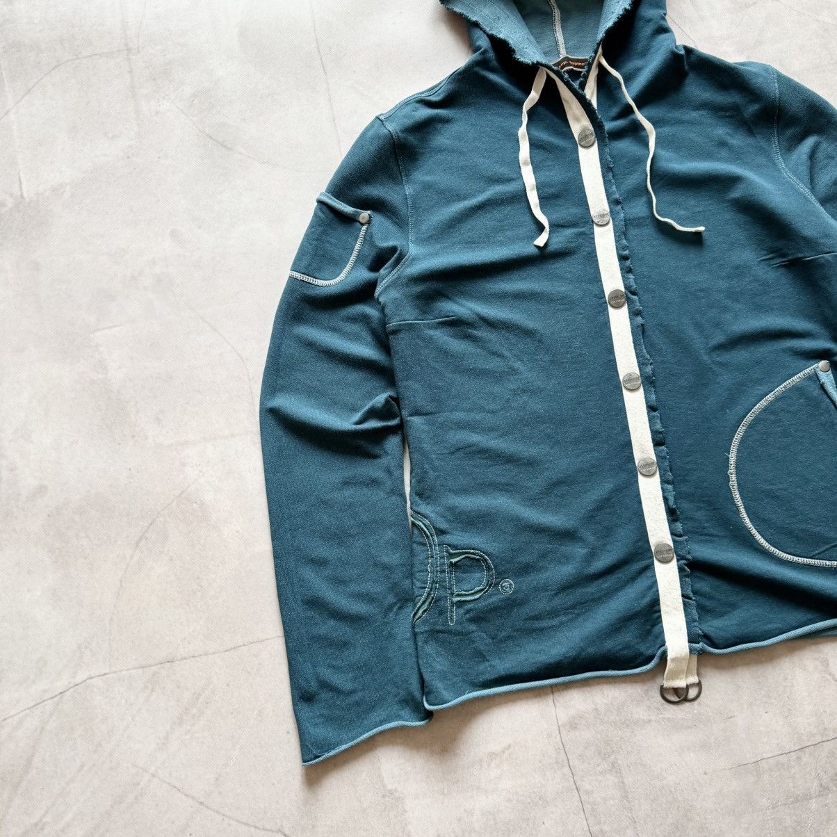 Cop Copine RARE France Cop Copine Vintage Avantgarde Logo Hoodie Size M / US 6-8 / IT 42-44 - 2 Thumbnail